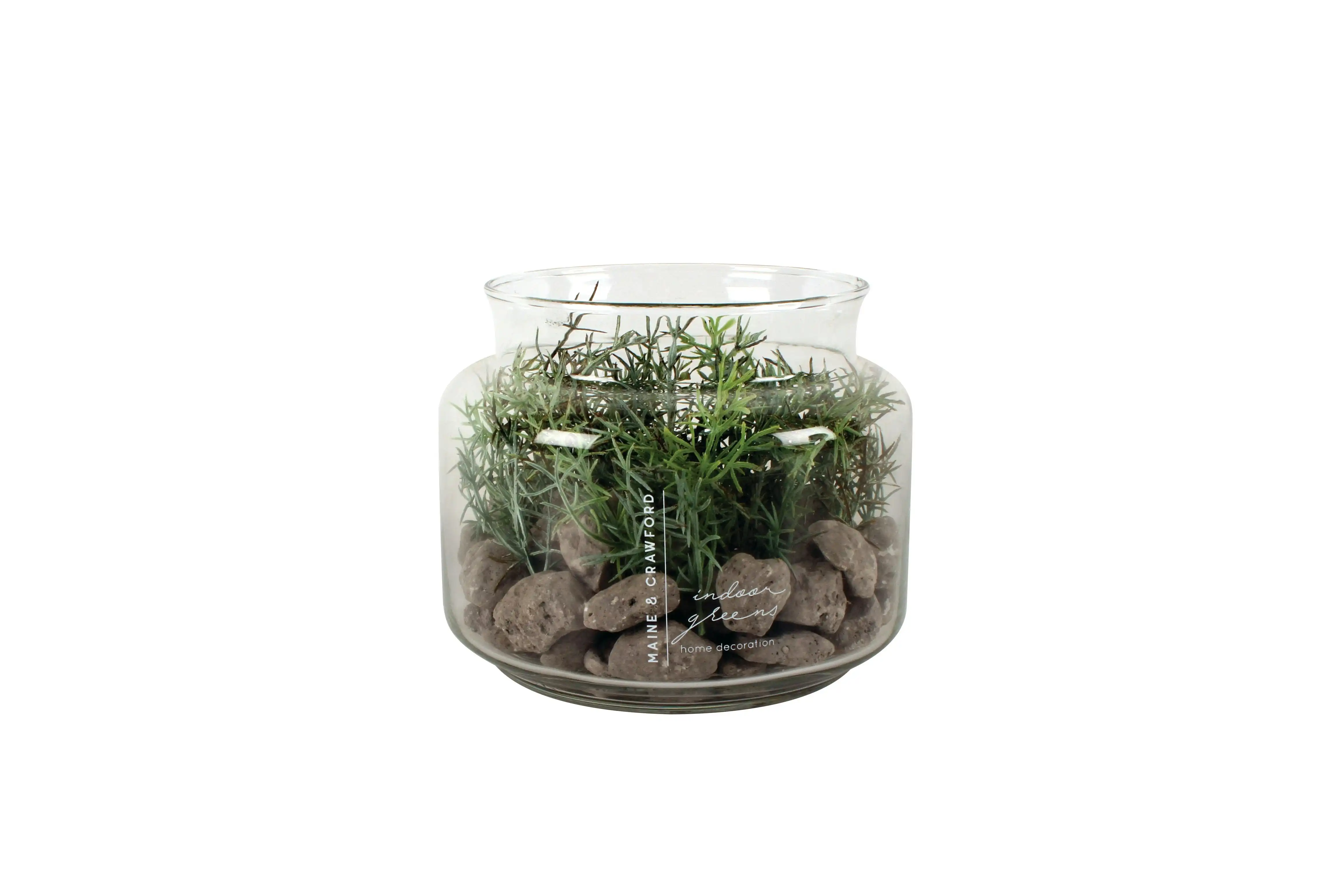 Bane Faux Succulent Terrarium 16 x 14cm