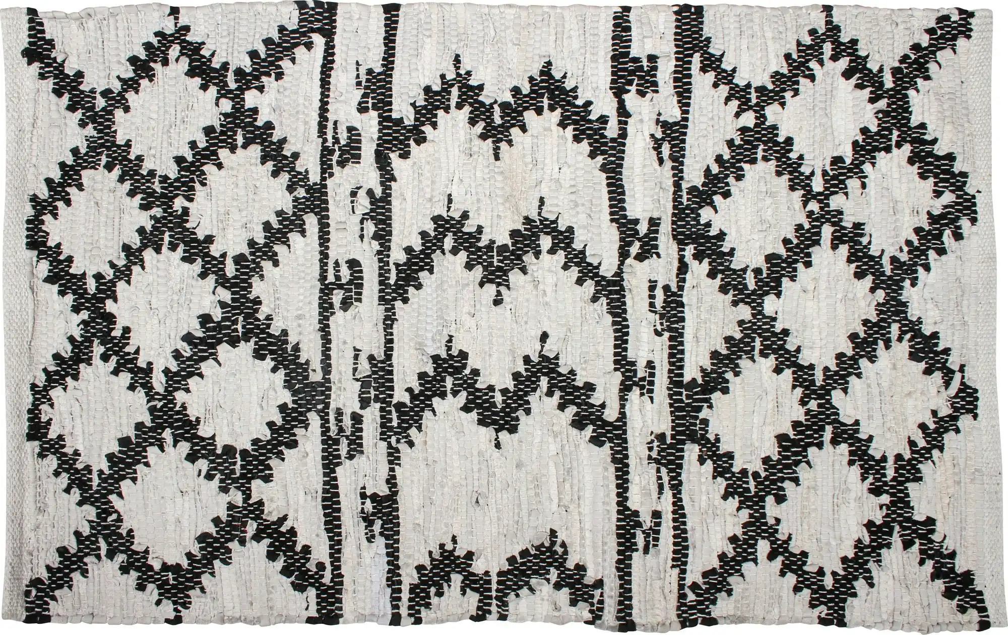 Cotton & Leather Rug 240 X 150Cm