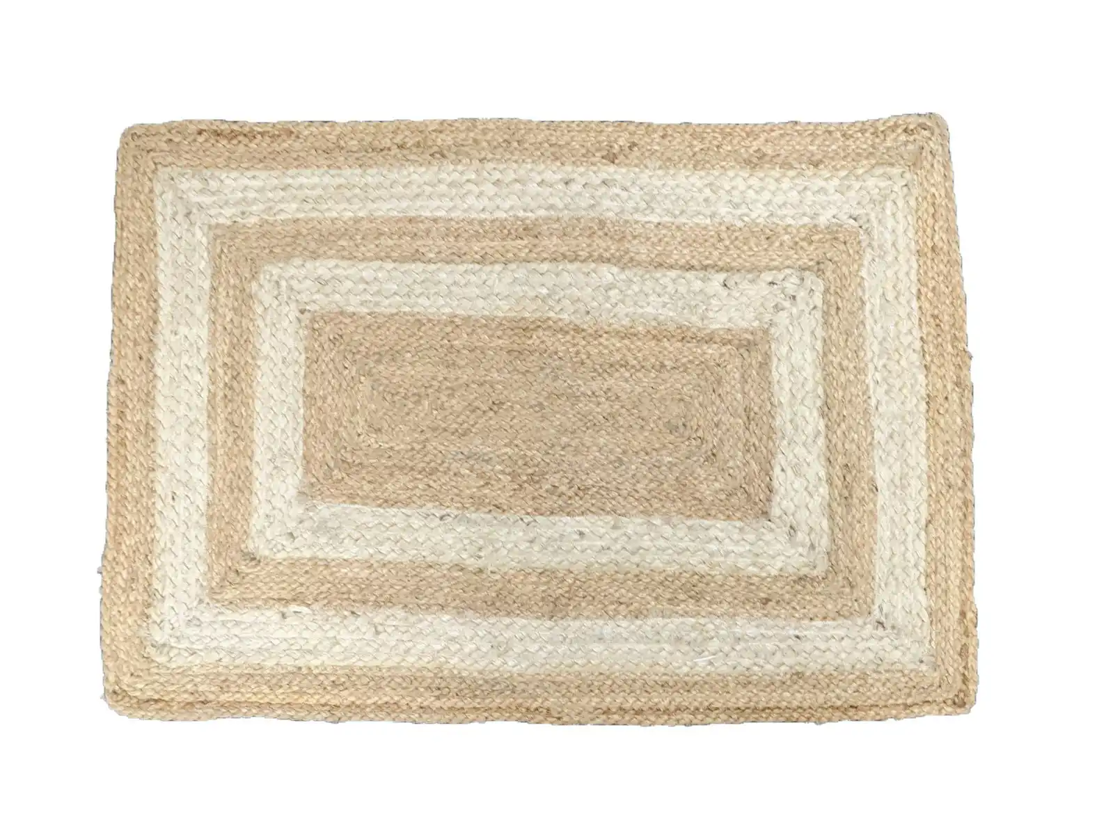 Athena Border Jute Rug 90 x 60cm