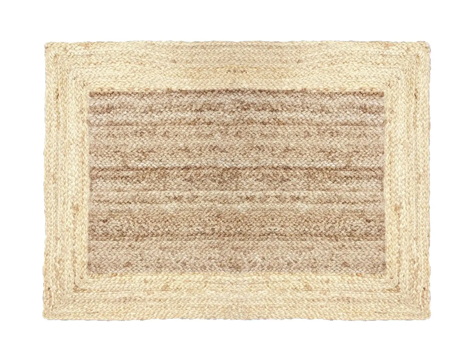 Jasmine Border Jute Rug 90 x 60cm