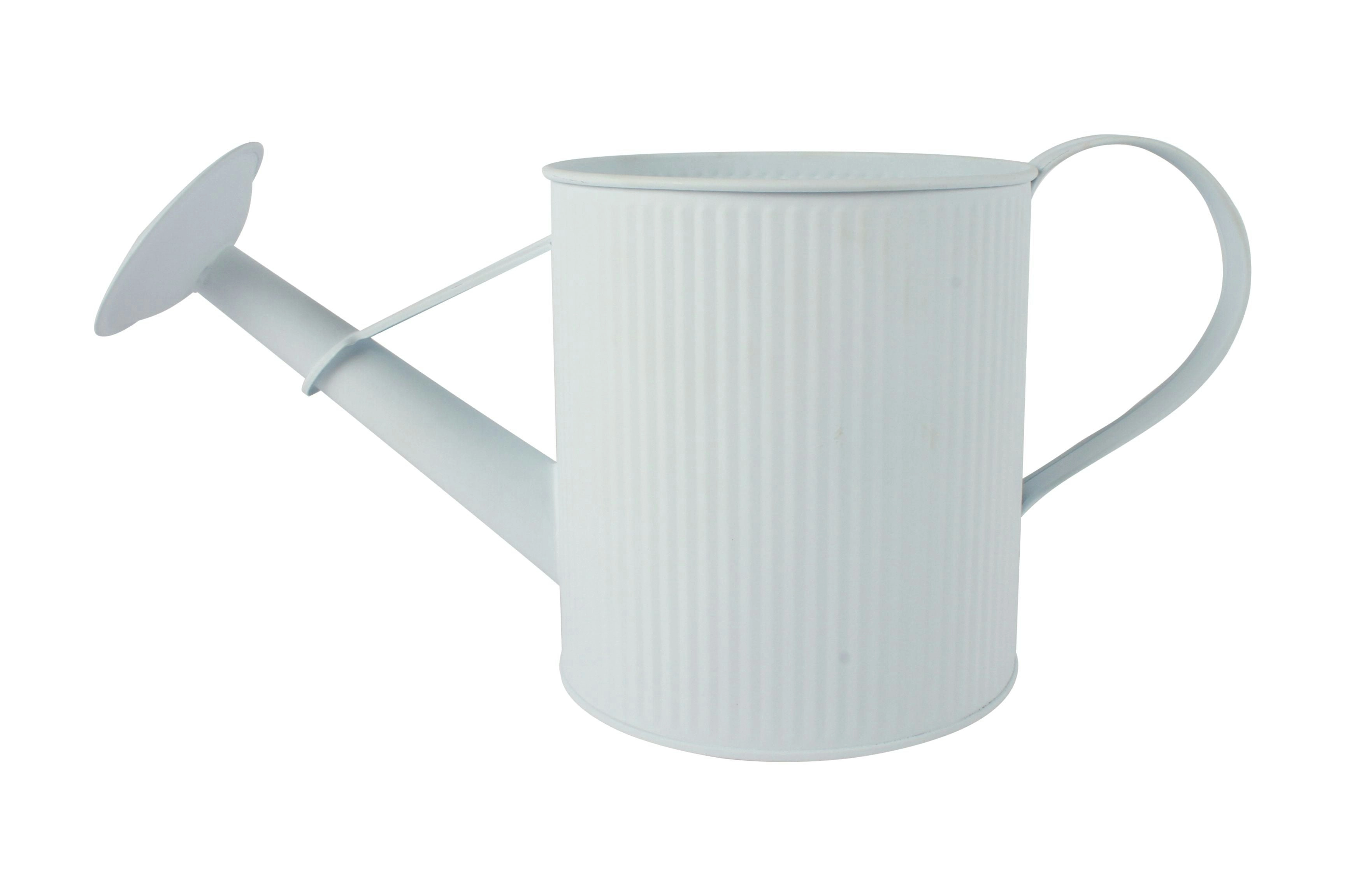 White Watering Can Planter 16 x 15 x 15cm