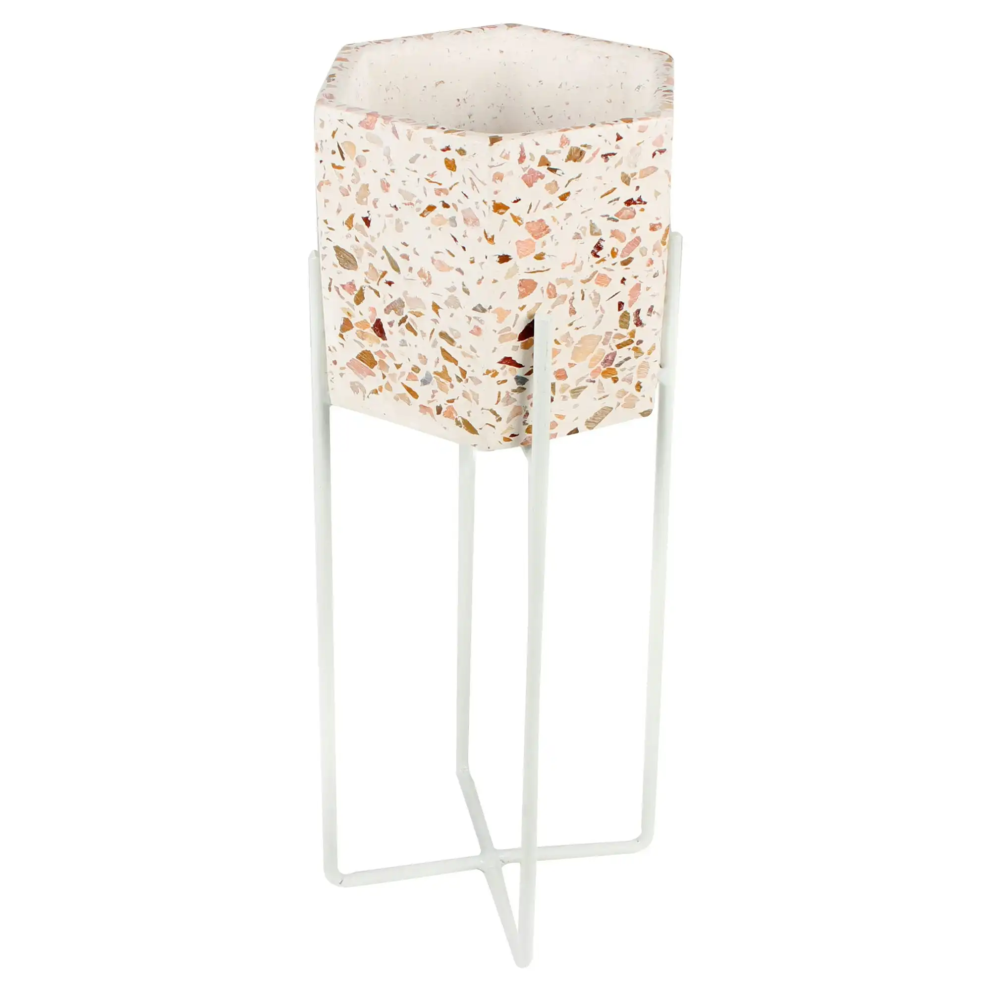 Luca Terrazzo Planter Stand 34 x 14 x 12cm