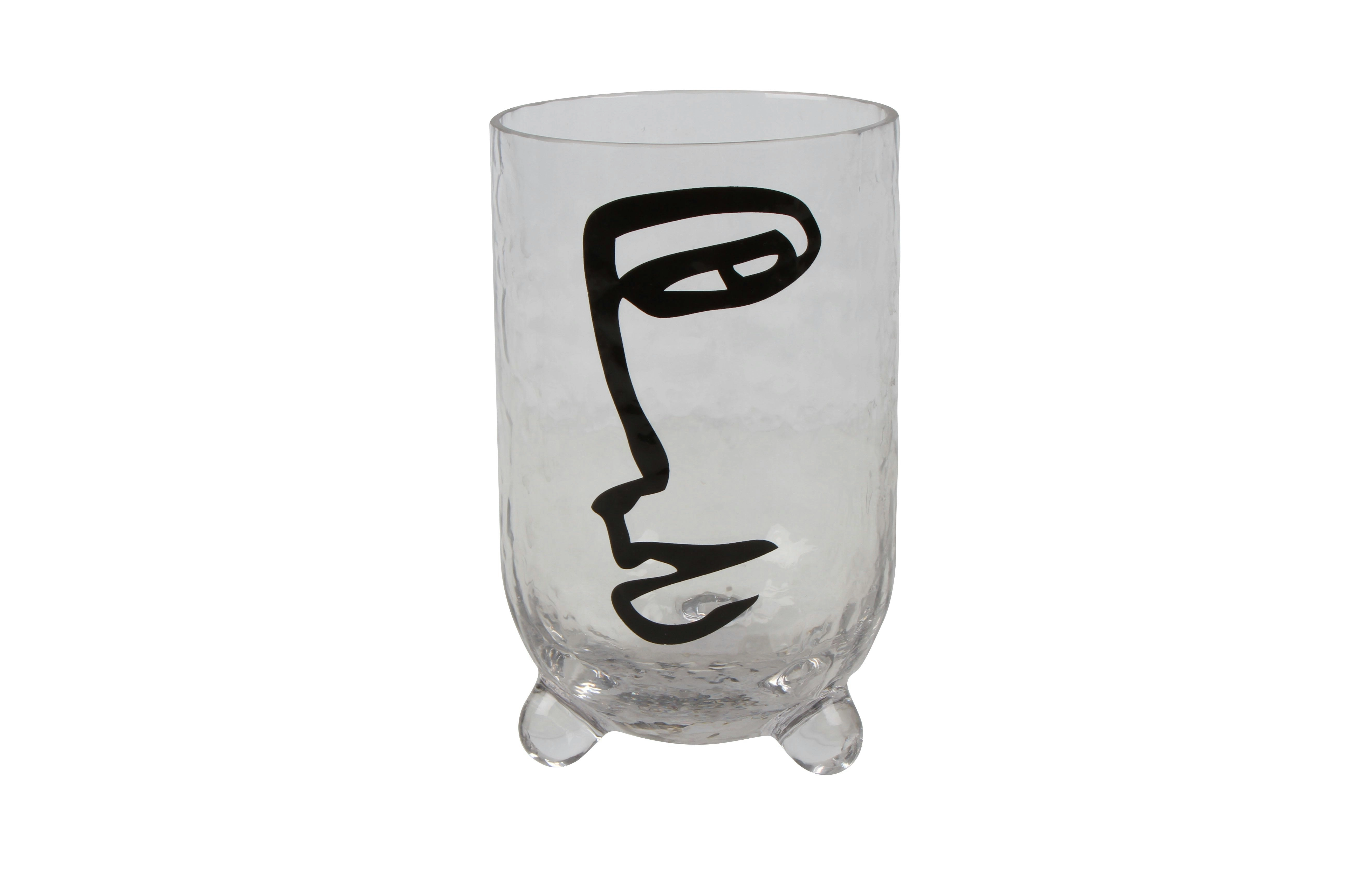 Del Sol Hand Blown Picasso Vase 42 x 29 x 24cm