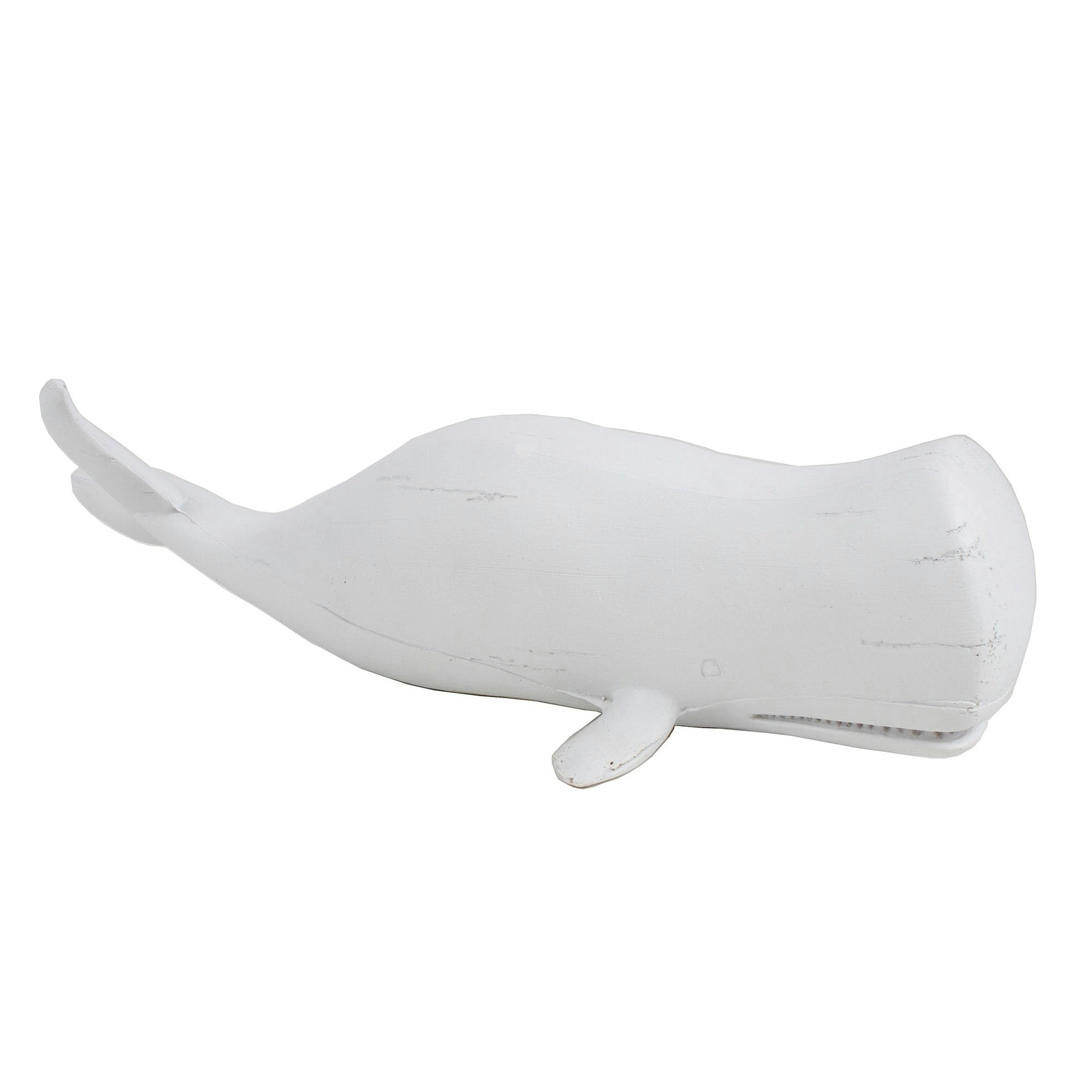 7 Seas Moby Whale Wood Decor 36 x 11 x 9cm