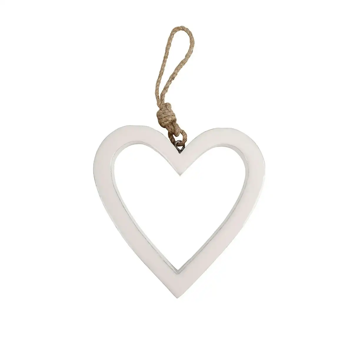 Kenzie Heart Mango Wood Ornament 15 x 15 x 1.5cm