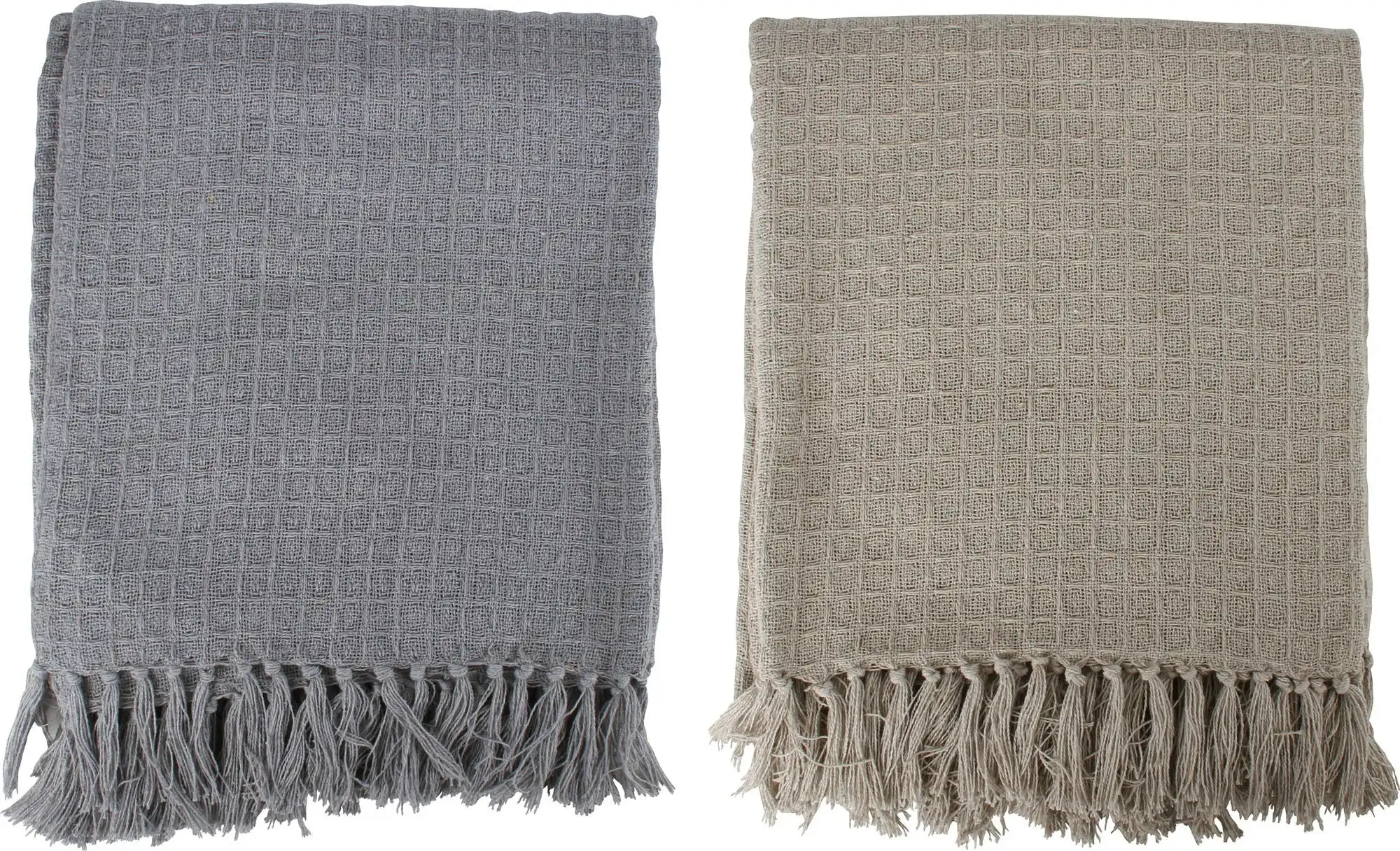 Rhodes Cotton Throw Waffle 2 Asstd Clrs 150 x 125cm