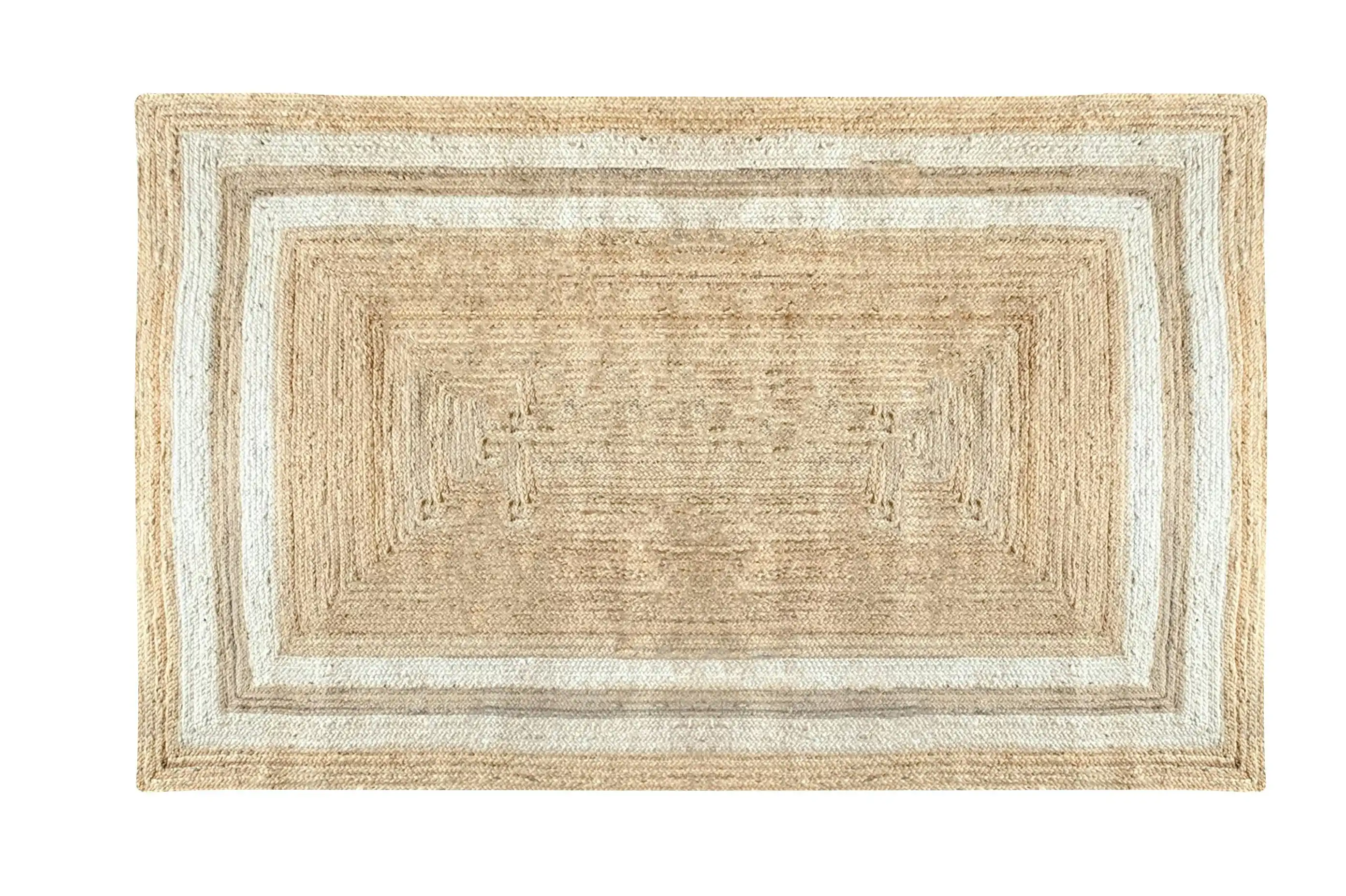 Athena Border Jute Rug 180 x 120cm