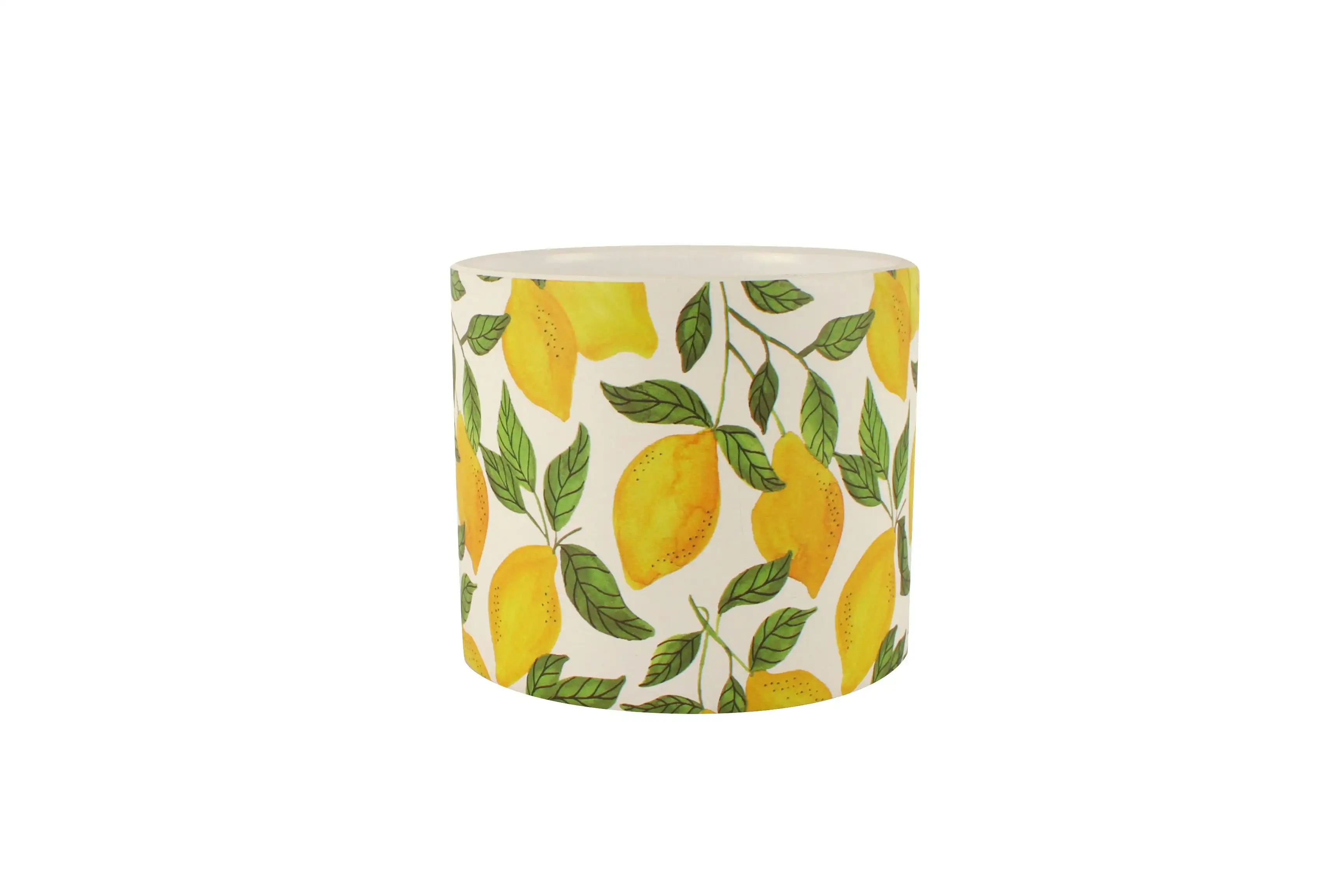 Lemon Tree Ceramic Plant Pot No Hole 16 x 15cm