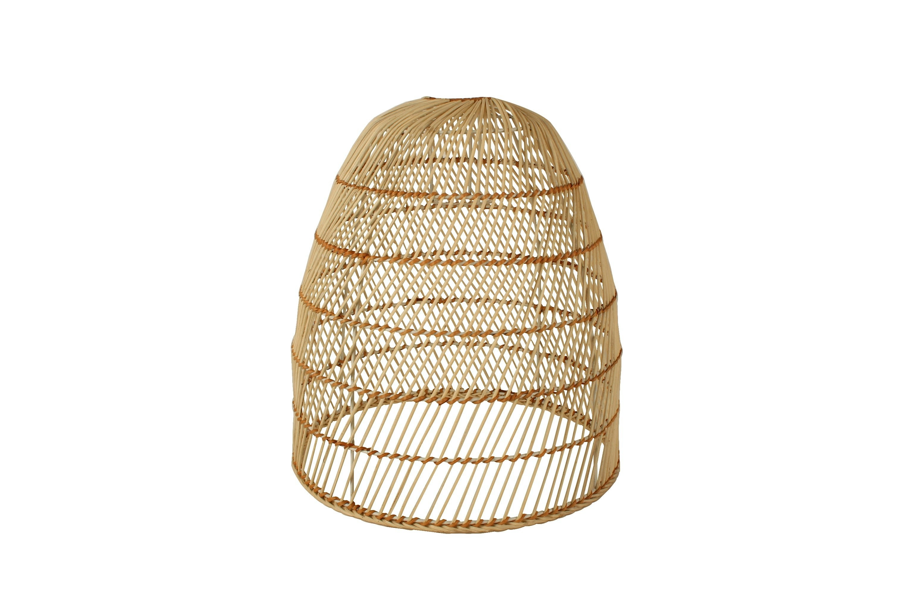 Elisha Rattan Lamp Shade Metal Frame 35 x 33cm