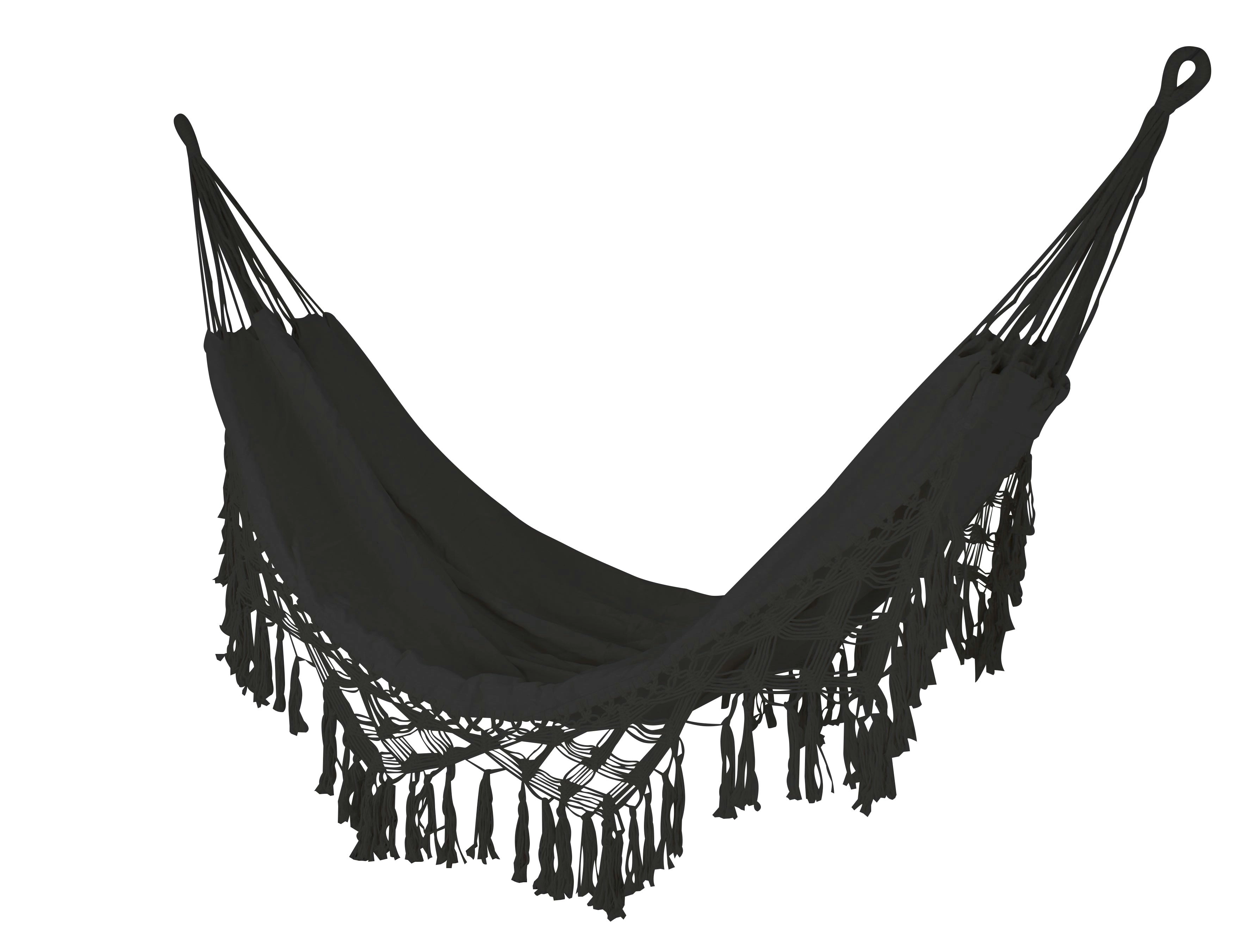 Chill Macrame Style Canvas Hammock