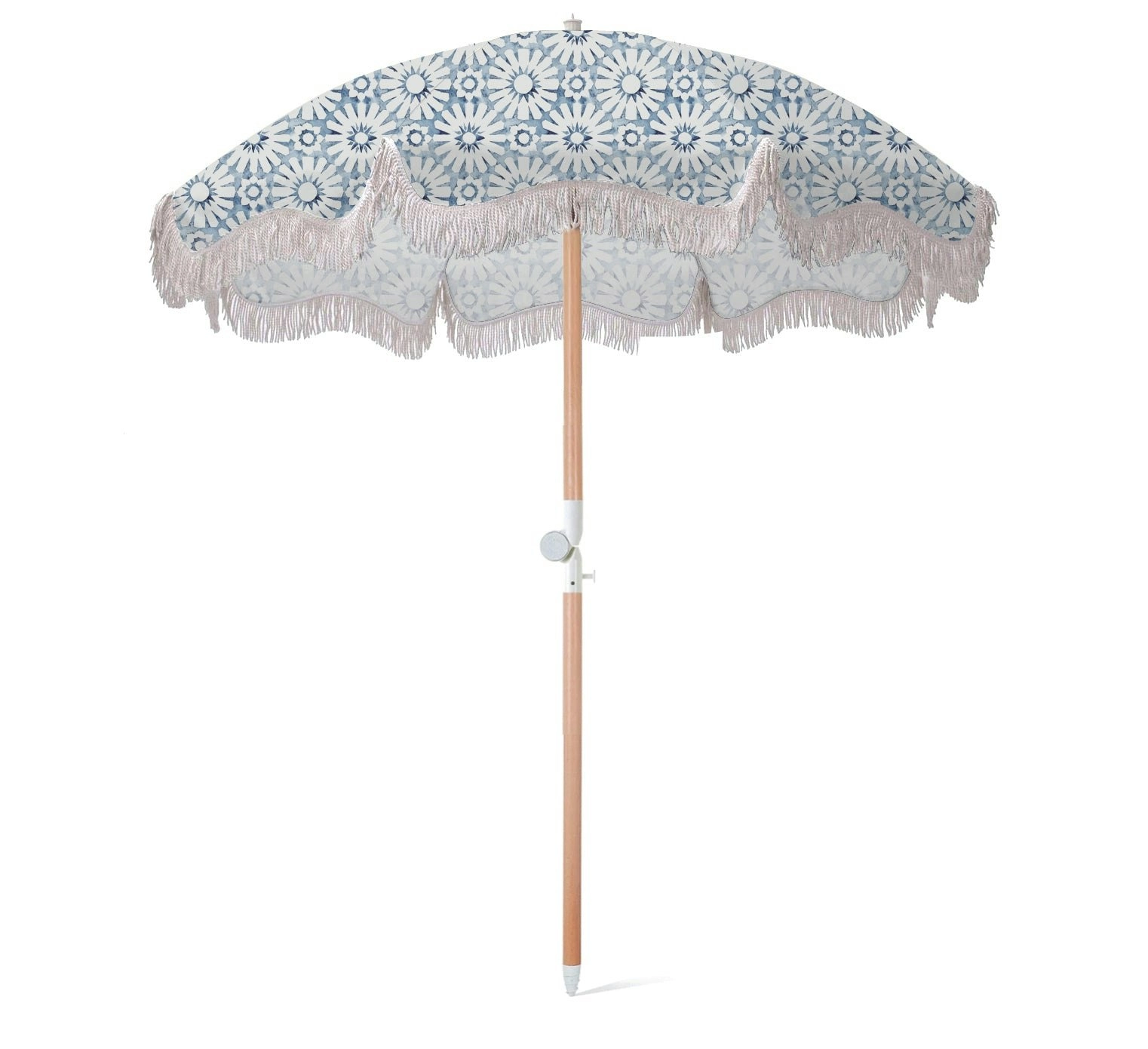 Luxe Canvas Beach Umbrella 2M - Indigo Waters