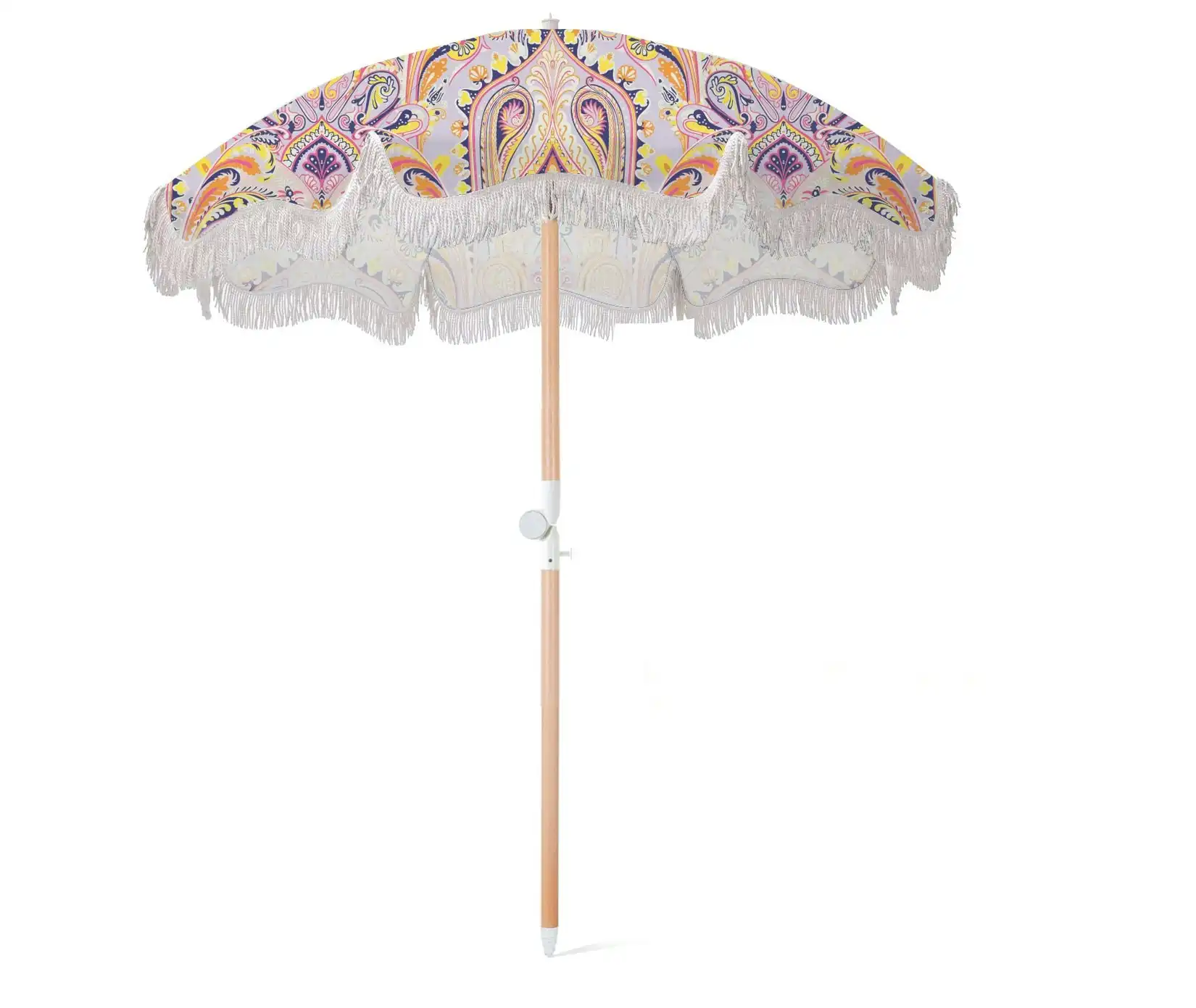 Luxe Canvas Beach Umbrella 2M - Nomad Paisley