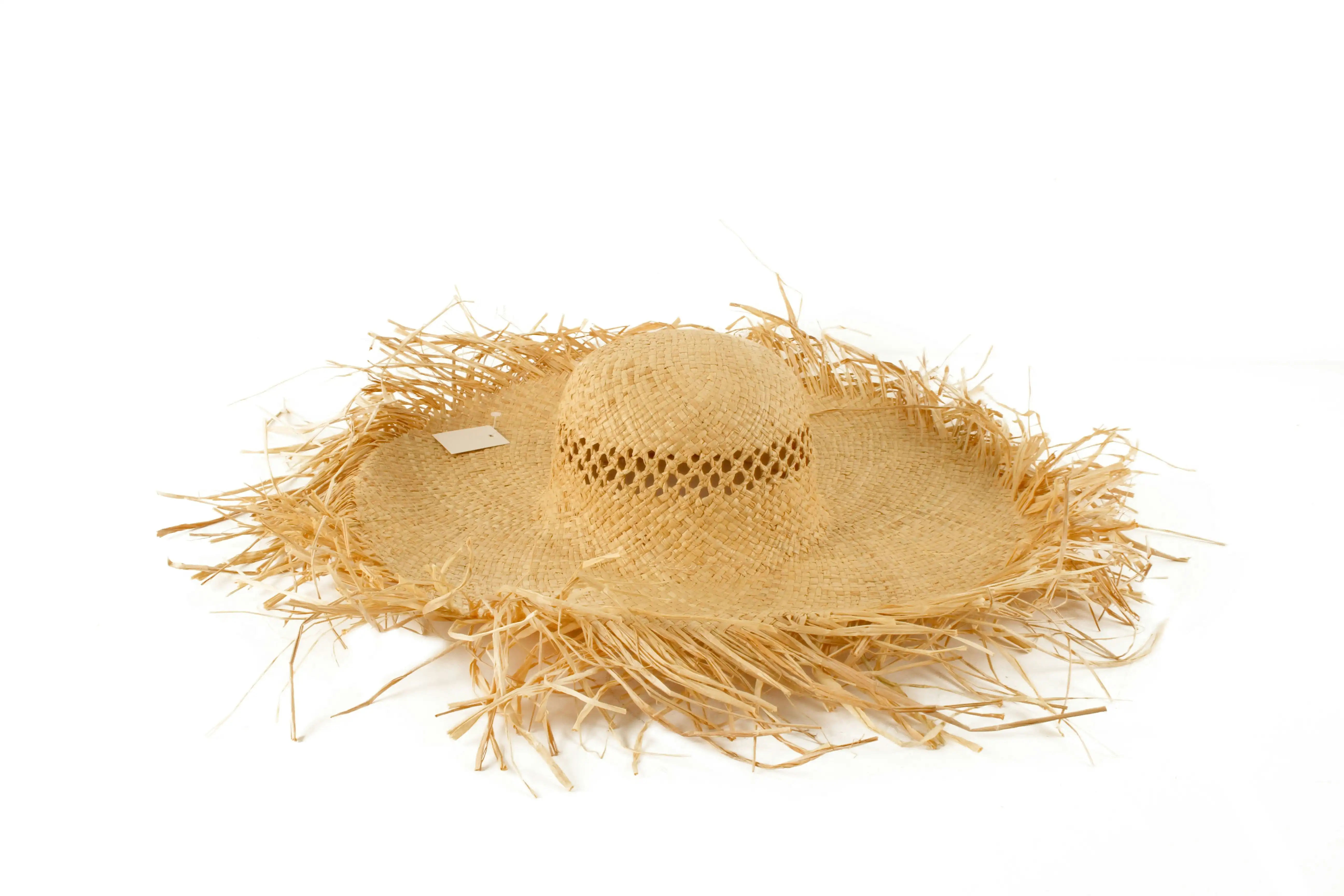 Olivia Raffia Brimmed Hat