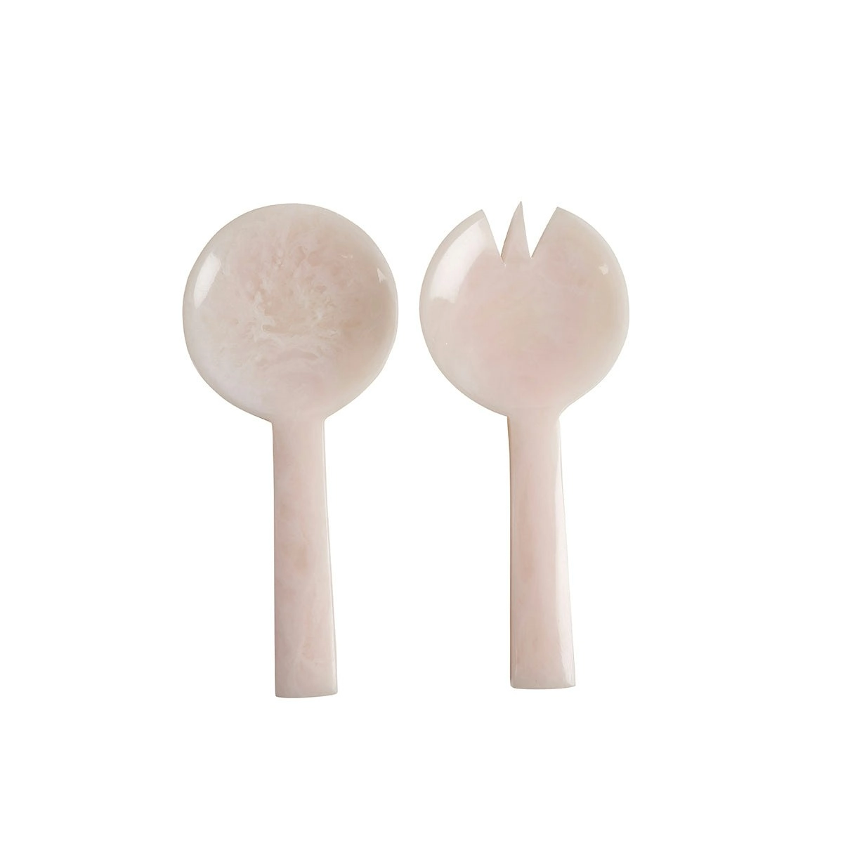 Ophelia Salad Servers Resin Pearl 2Pk