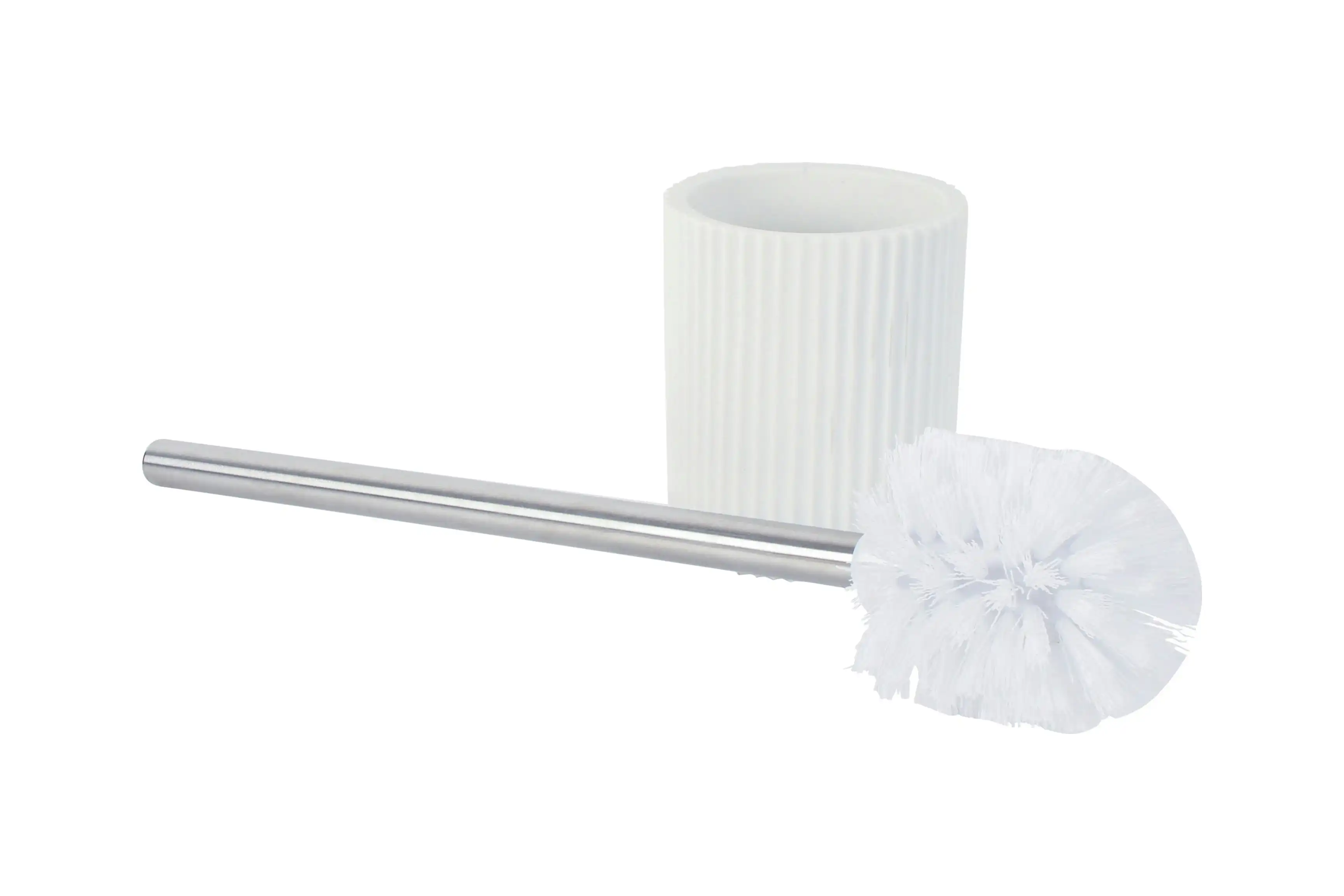 Ribbed Poly Resin Toilet Brush