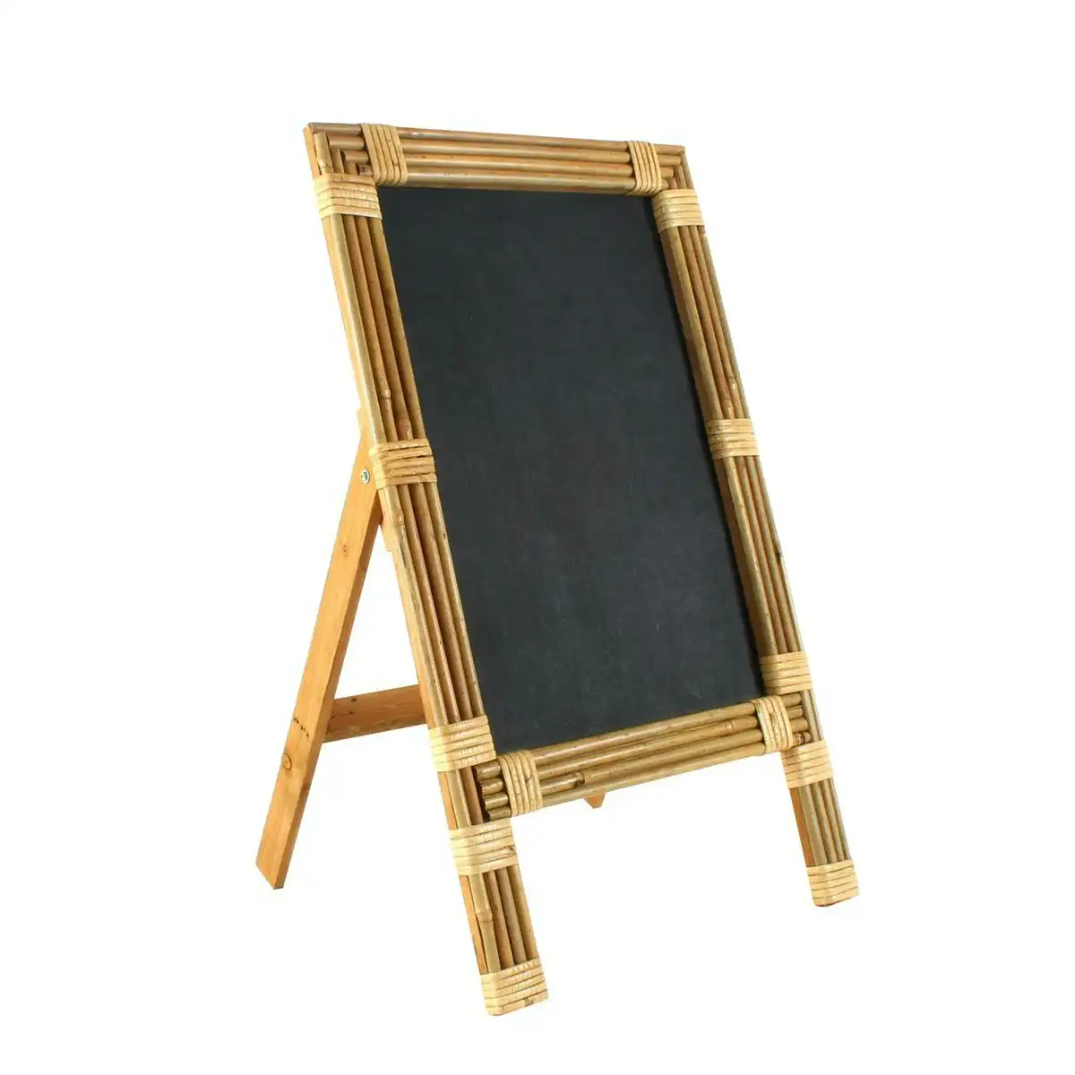 Ilori Natural Rattan A Frame Chalk Board