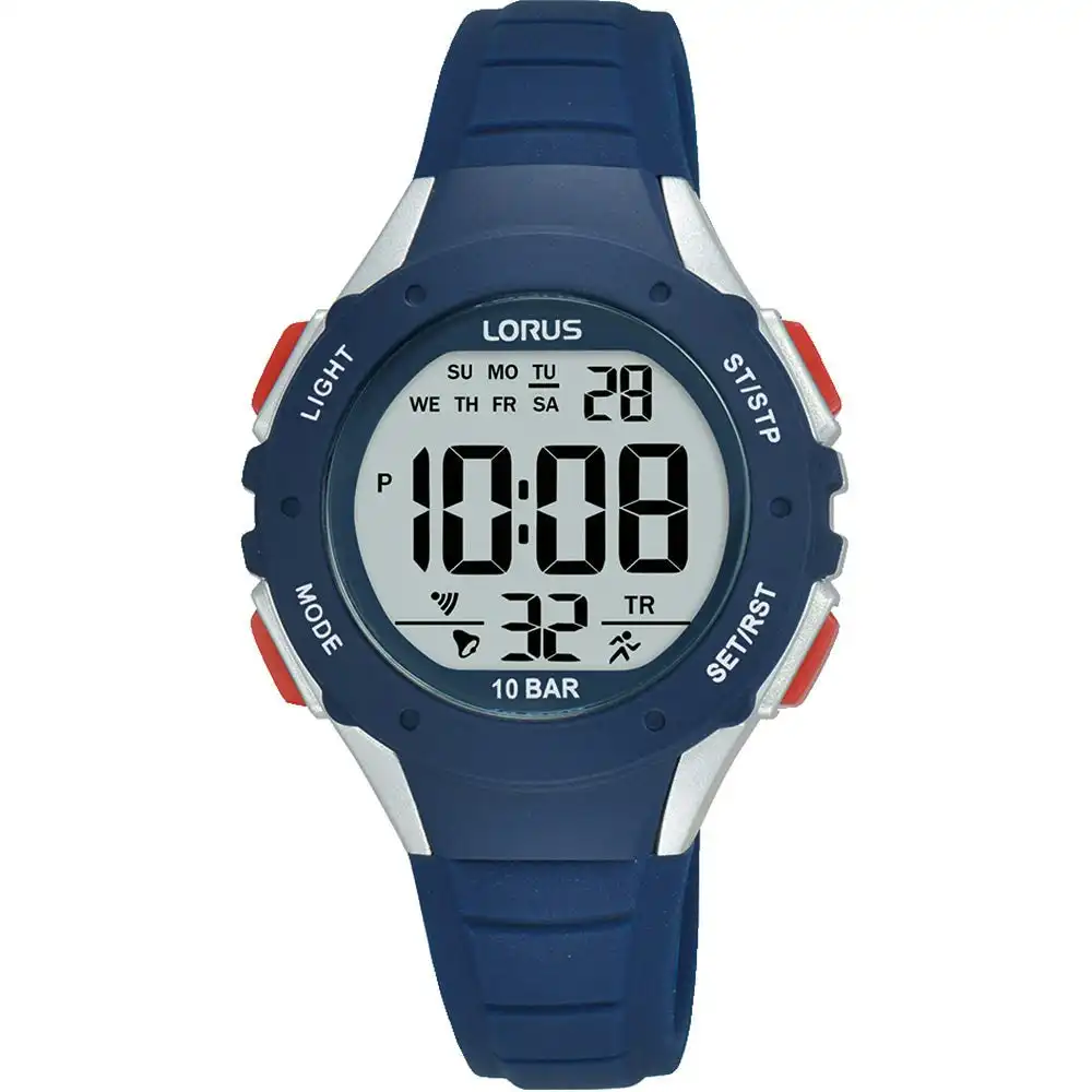 Lorus R2363PX9 Digital Blue Silicone Kids Watch