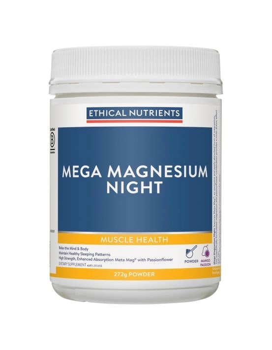 Ethical Nutrients Mega Magnesium Night Powder 272g