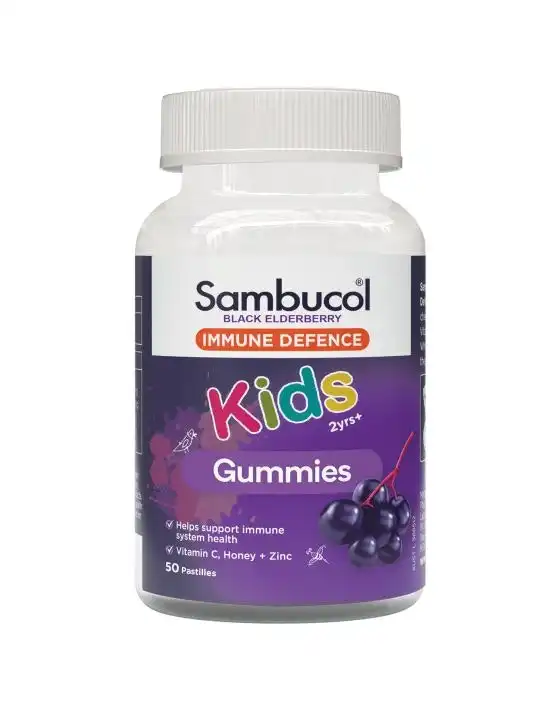 Sambucol Kids Immune Defence Gummies 50 Pastilles