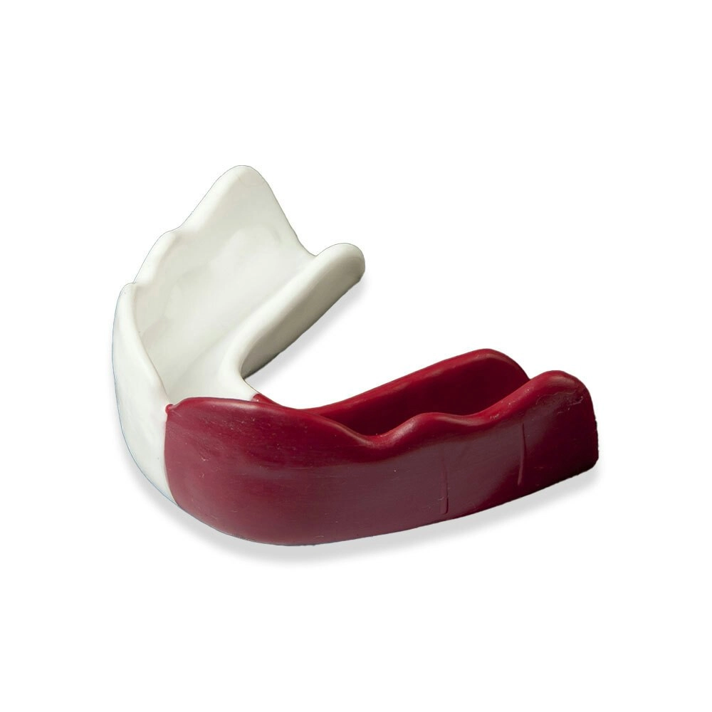 Signature Sports Type 2 Protective Mouthguard Teeth Shield Teen Maroon/White