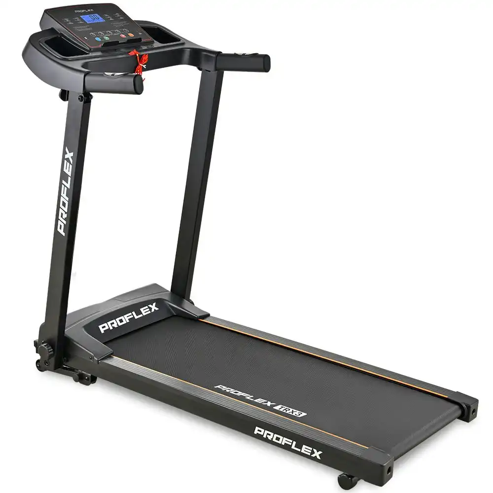 Proflex TRX3 Electric Treadmill, Compact Size, Foldable, USB/MP3, Pulse Sensors