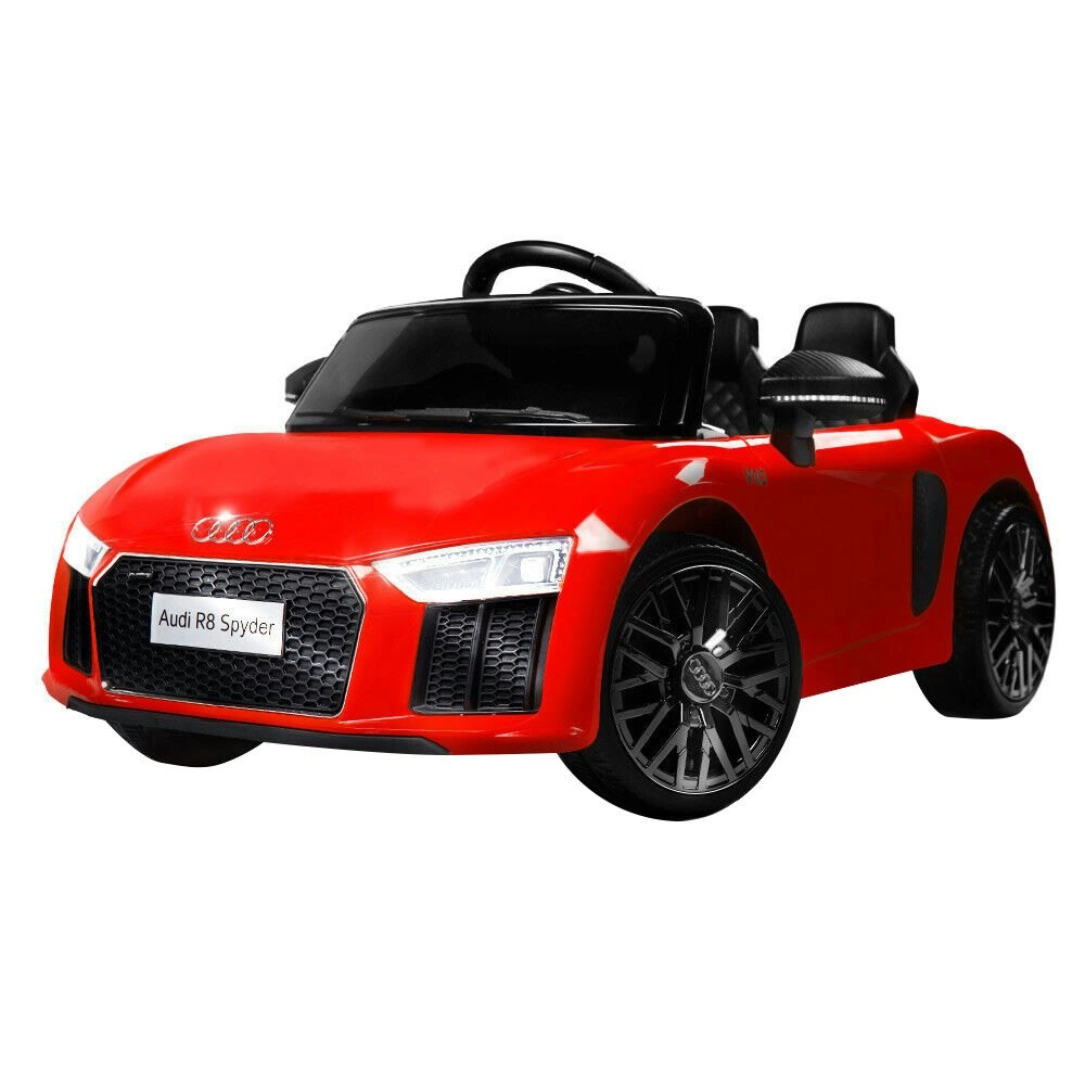 Rovo Kids Kids Ride-On Car Licensed AUDI R8 SPYDER Battery Electric Toy Remote 12V Red