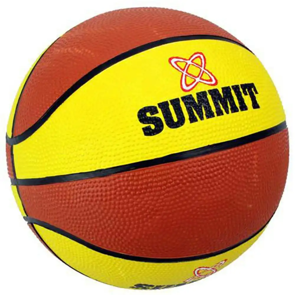 Summit Size 7 Classic Basketball Indoor/Outdoor Sport/Game Ball Yellow/Brown