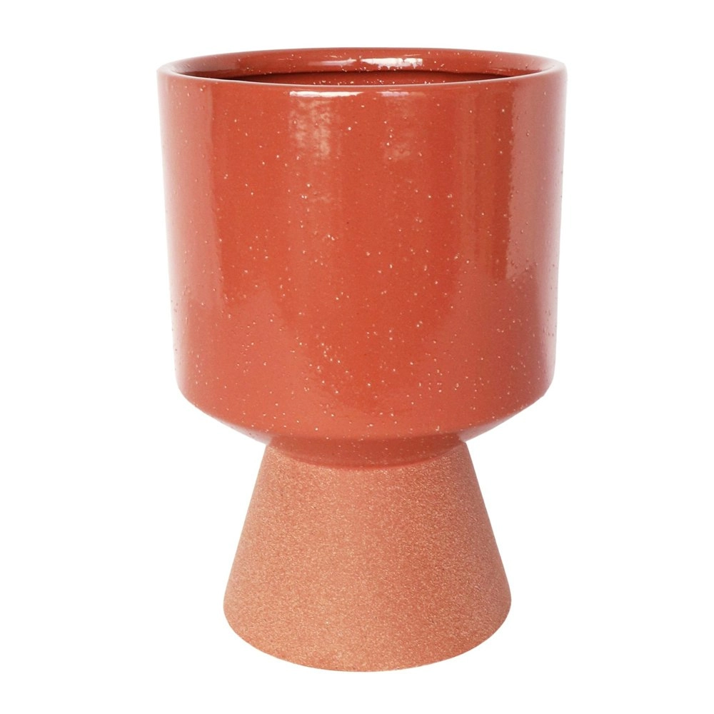 Urban Brynn 24cm Ceramic Tall Planter Flower/Plant Pot Large Berry/Terracotta