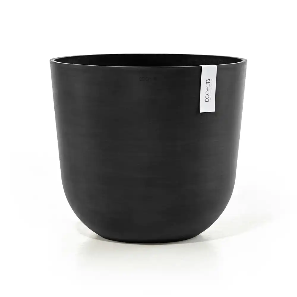 Ecopots Oslo 55cm Home Indoor/Outdoor Decor Garden Plant Pot Dark Grey