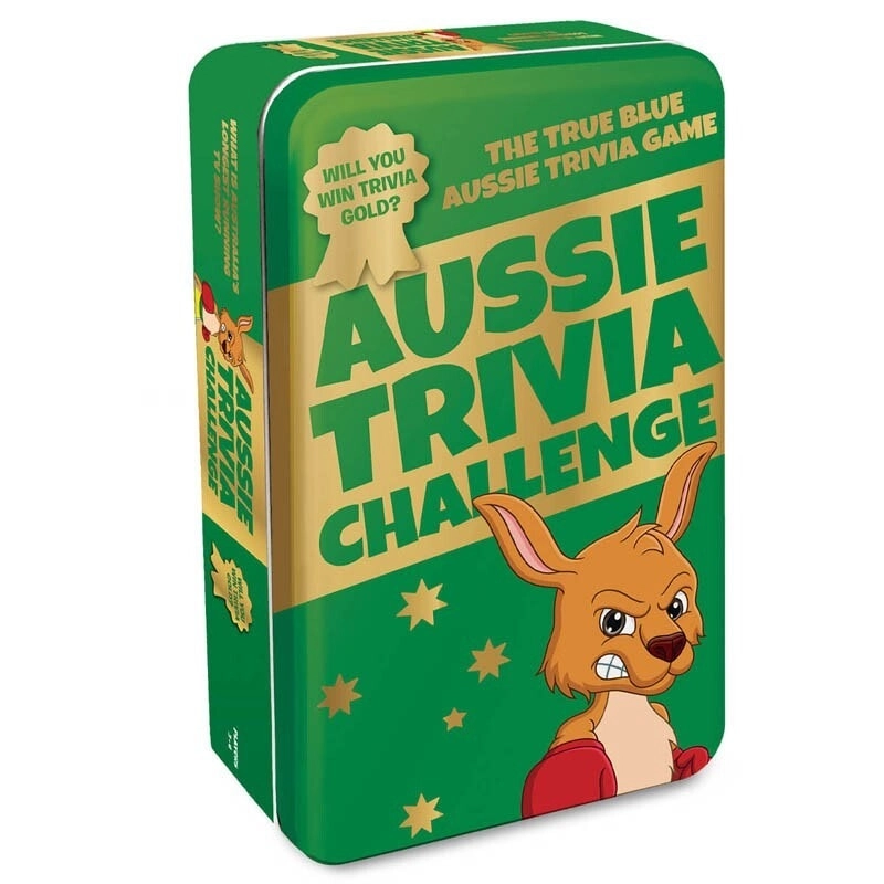 Tinned Game Aussie Trivia Challenge Party/Event Kids/Children Activity Toy 12+