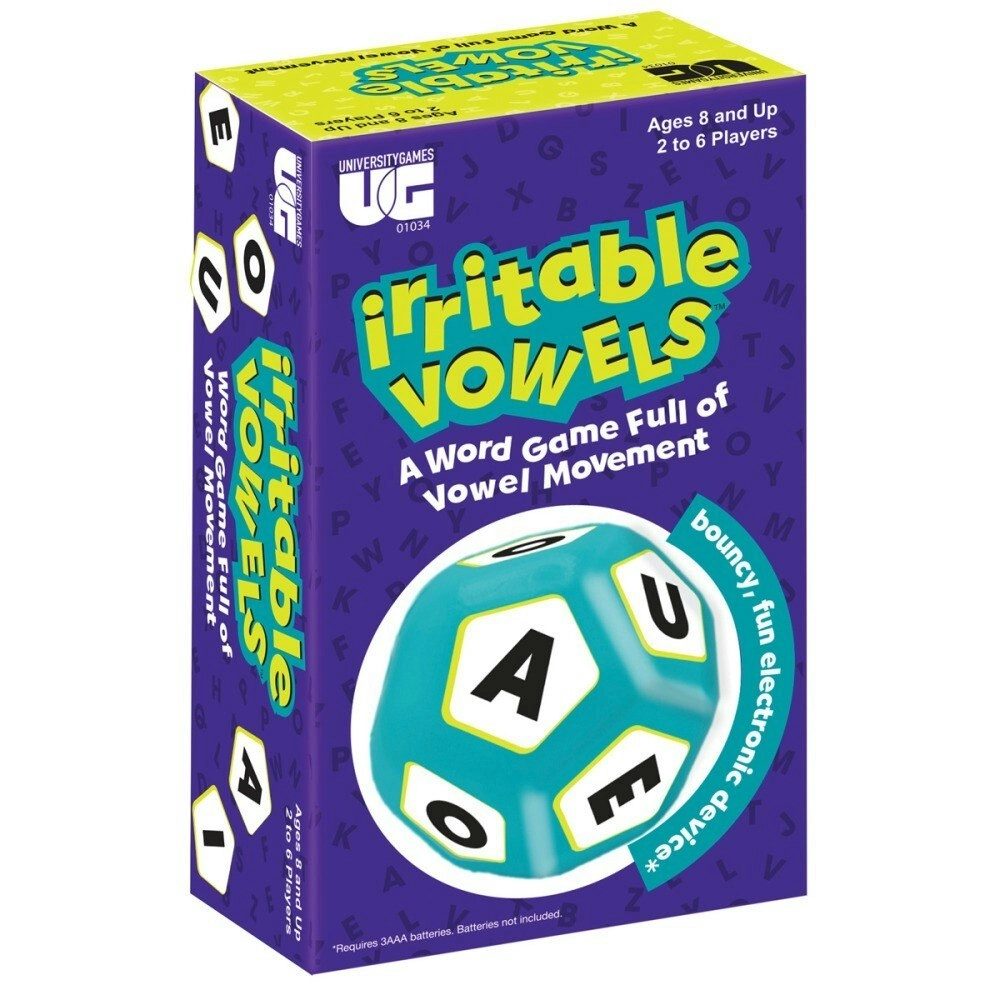 U.Games Irritable Vowels Word Game Interactive Kids/Children Activity Fun Toy 8+