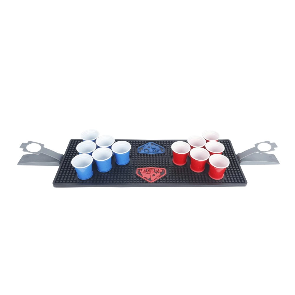 Razoo Mini Beer Pong Set Cups/Balls Adult Drinking Game Fun Tabletop Party Toy