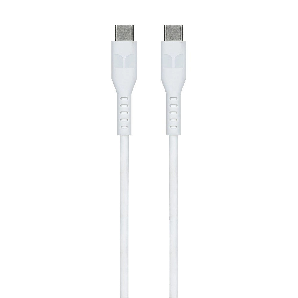 Monster TPE 2M USB-C to USB-C Android Phone Charging/Sync Power/Data Cable White