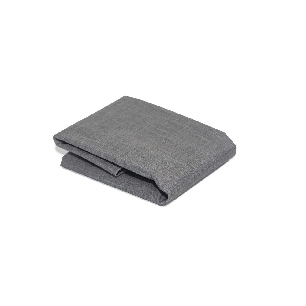 Superior Pet Essentials Twilled Canvas Mid Grey Raised Dog Bed Cover Jumbo