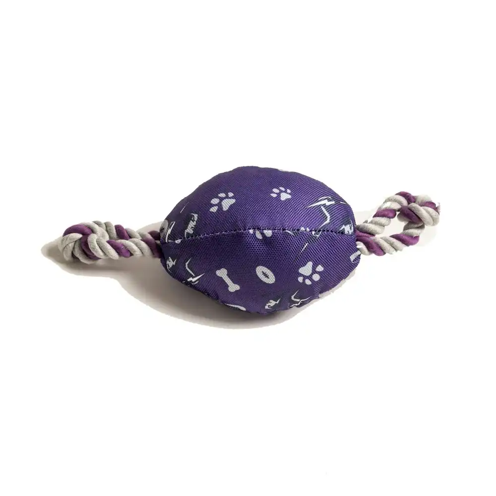 The Stubby Club Melbourne Storm NRL Themed Durable Dog/Cat Pet Chew Toy