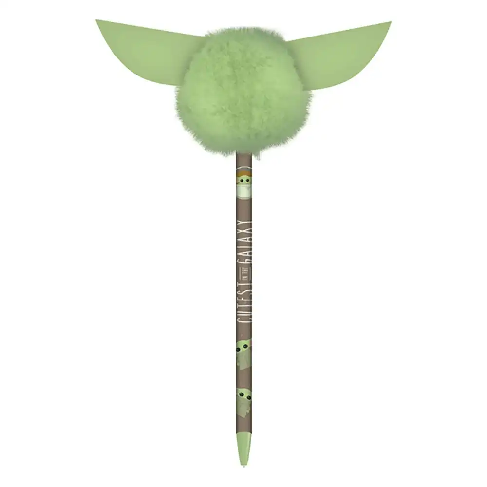 Star Wars The Mandalorian Cutest In The Galaxy Novelty Pom Pom Pen Stationery