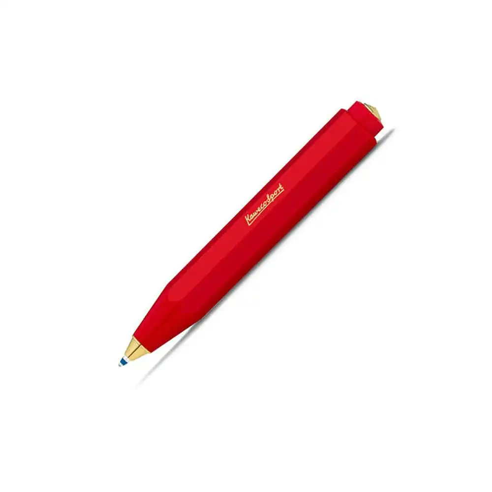 Kaweco Classic Sport Plastic Ballpoint Pen Writing Stationery Medium Nib Red