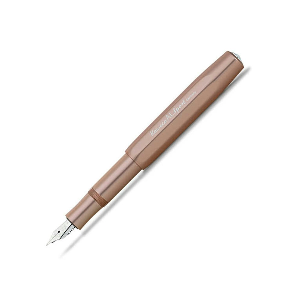 Kaweco AL Sport Aluminium Fountain Pen Writing Stationery Fine Nib Rose Gold