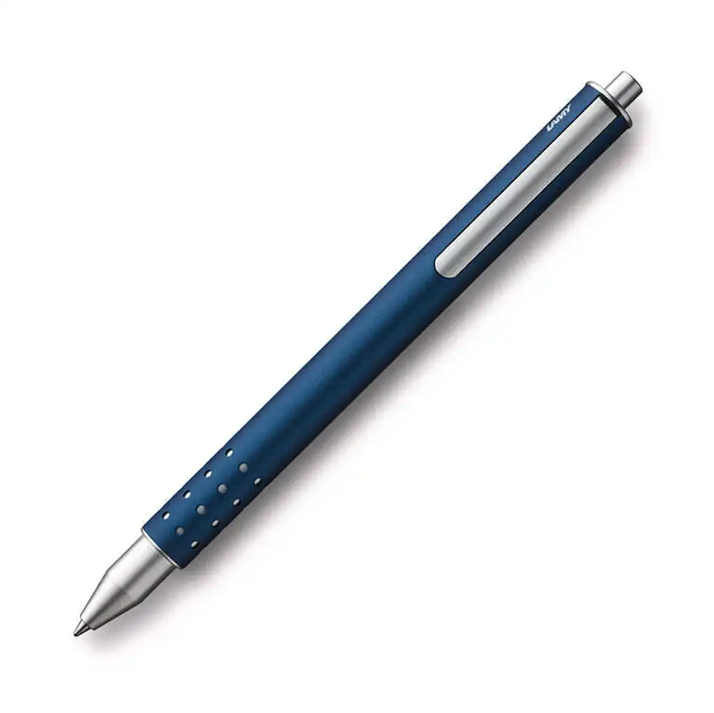 Lamy Swift Rollerball Pen Medium Nib 1mm Tip Writing Stationery Imperial Blue