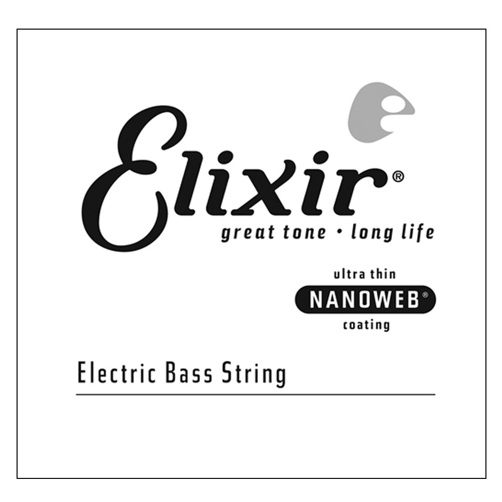 Elixir #15385 Bass Guitar Musical Instrument Nano Coating 0.085 Single String