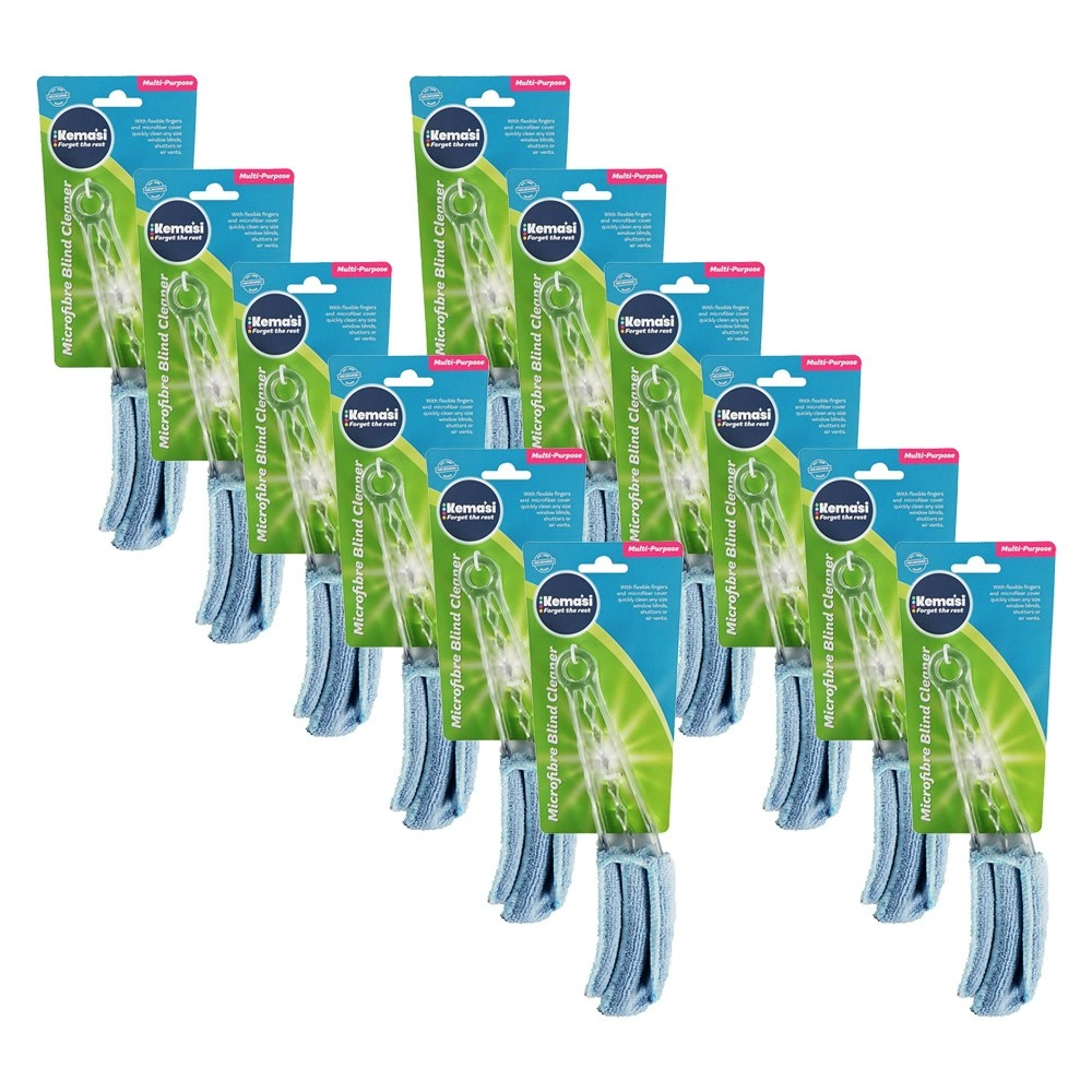 12x kemasi Durable Multipurpose Microfibre Blind Cleaner Home Room Cleaning