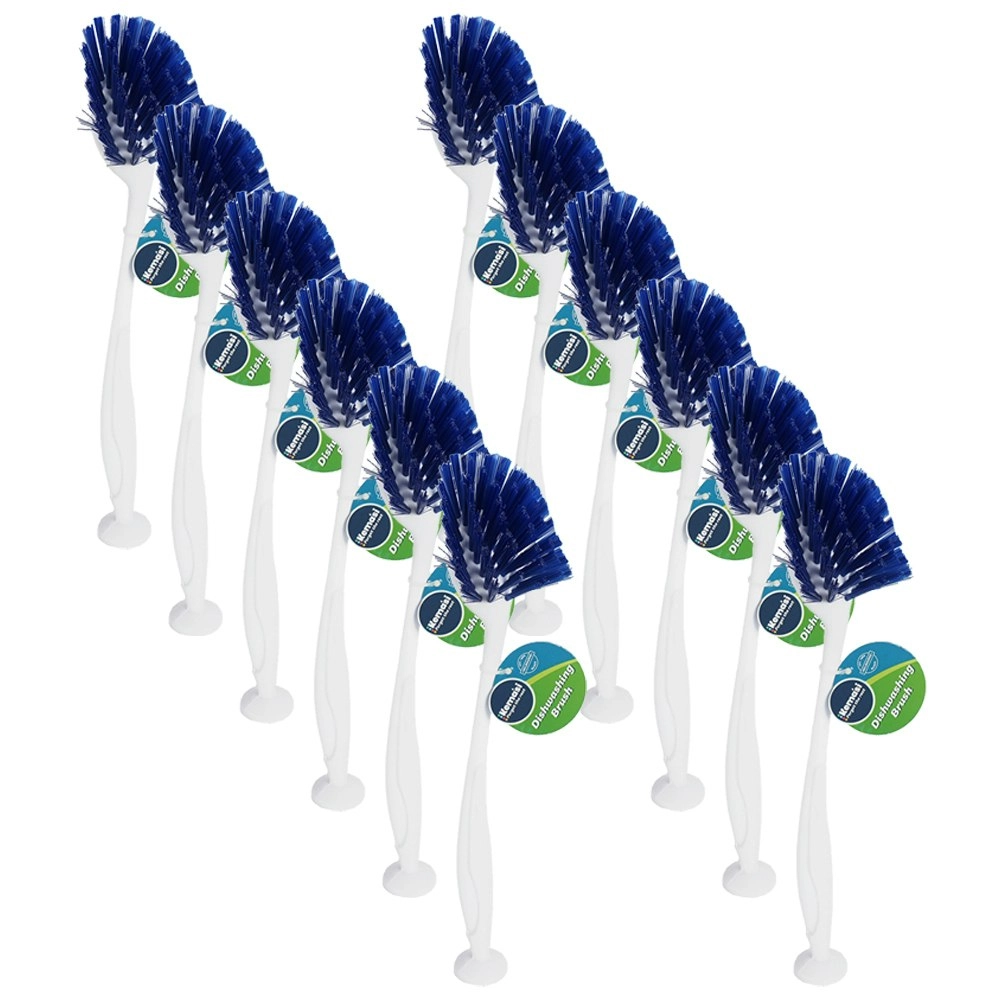 12x kemasi Multipurpose Durable Dishwashing Brush Suction Cup Home Cleaning