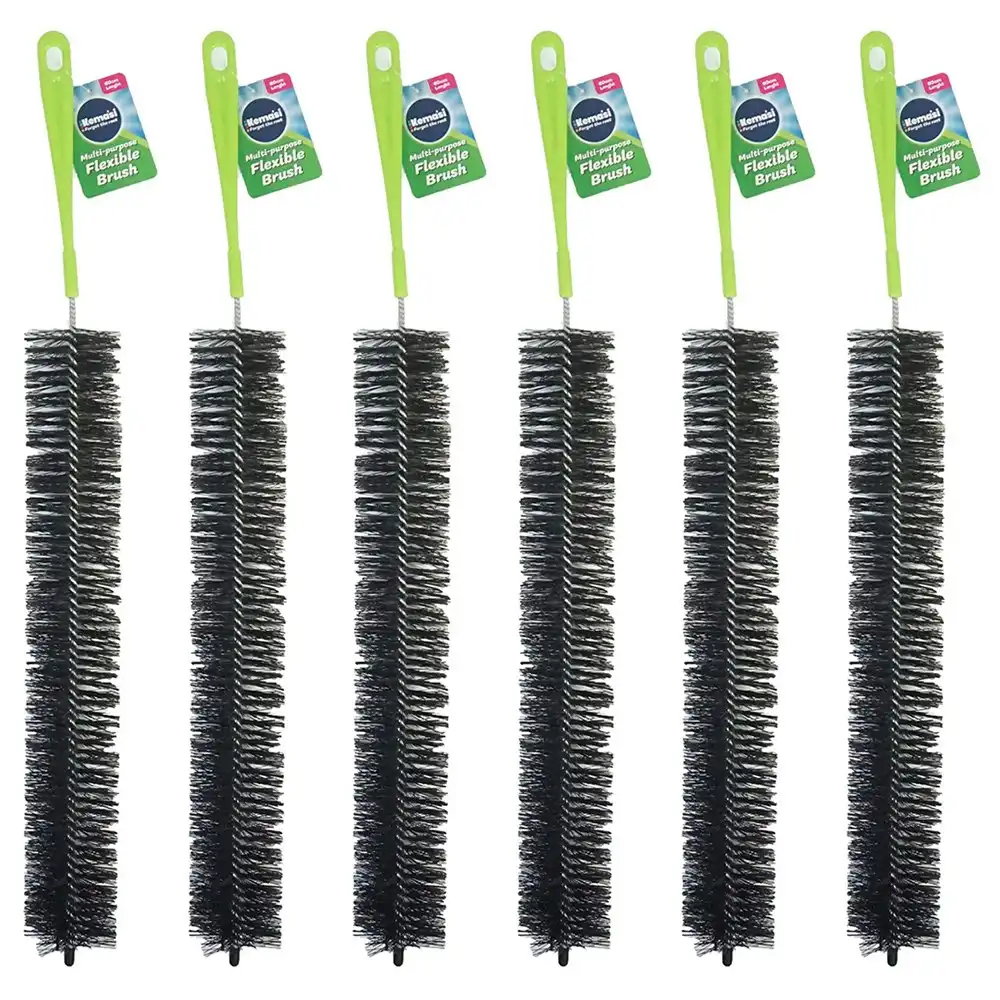 6x kemasi Multipurpose Cleaning Brush 60cm Bathroom Kitchen Cleaning Assorted