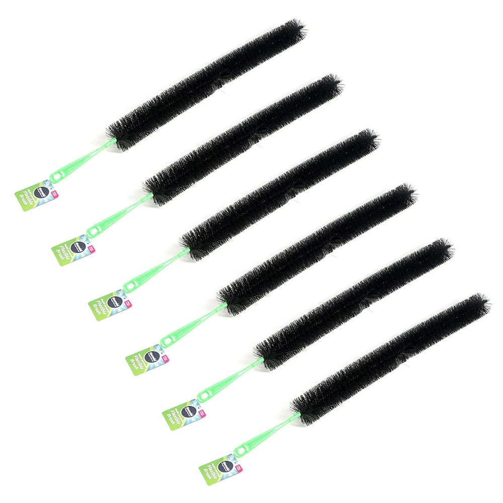 6x kemasi Multipurpose Cleaning Brush 80cm Bathroom Kitchen Cleaning Assorted