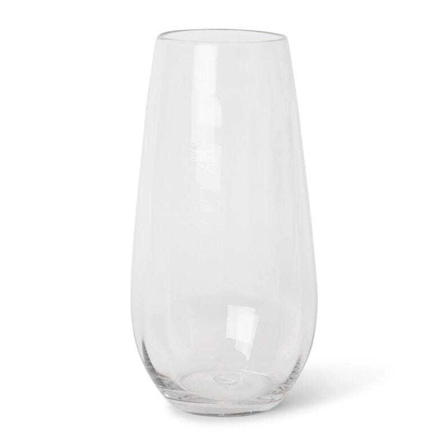 E Style 35cm Glass Demi Tall Plant/Flower Vase Tabletop Home Decor Clear