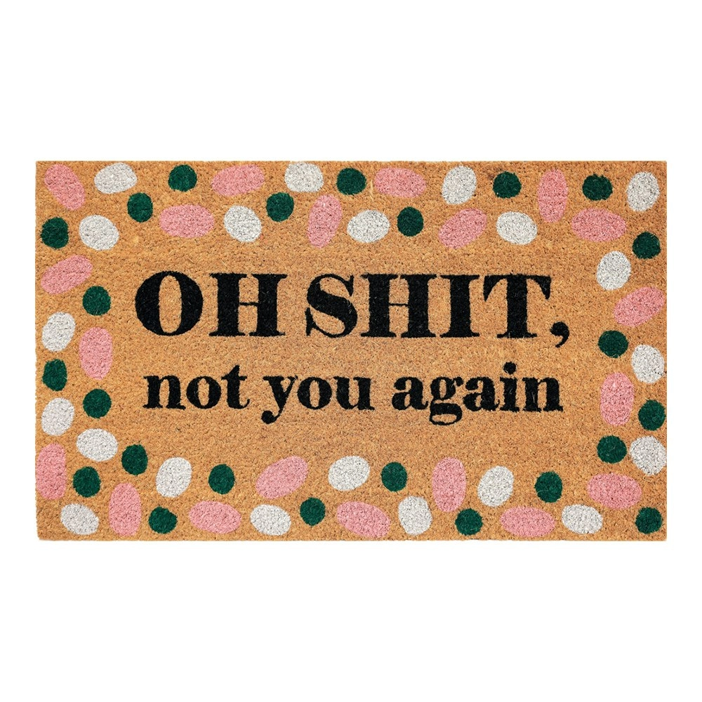 Urban 45x75cm Oh sh*t Not You Again Coir Doormat Home Carpet Outdoor Floor Rug