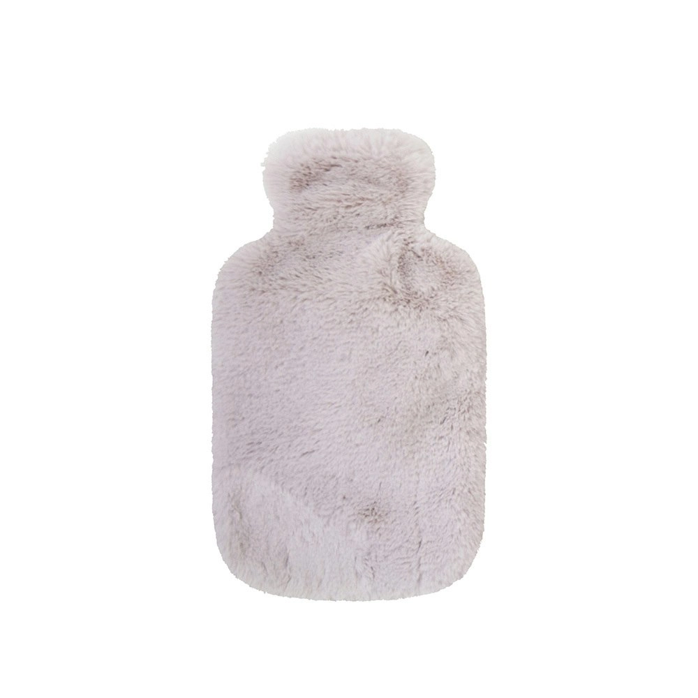 Bambury Silky Soft Bed Frida Faux Fur Hot Water Bottle Thistle 2L Home Living