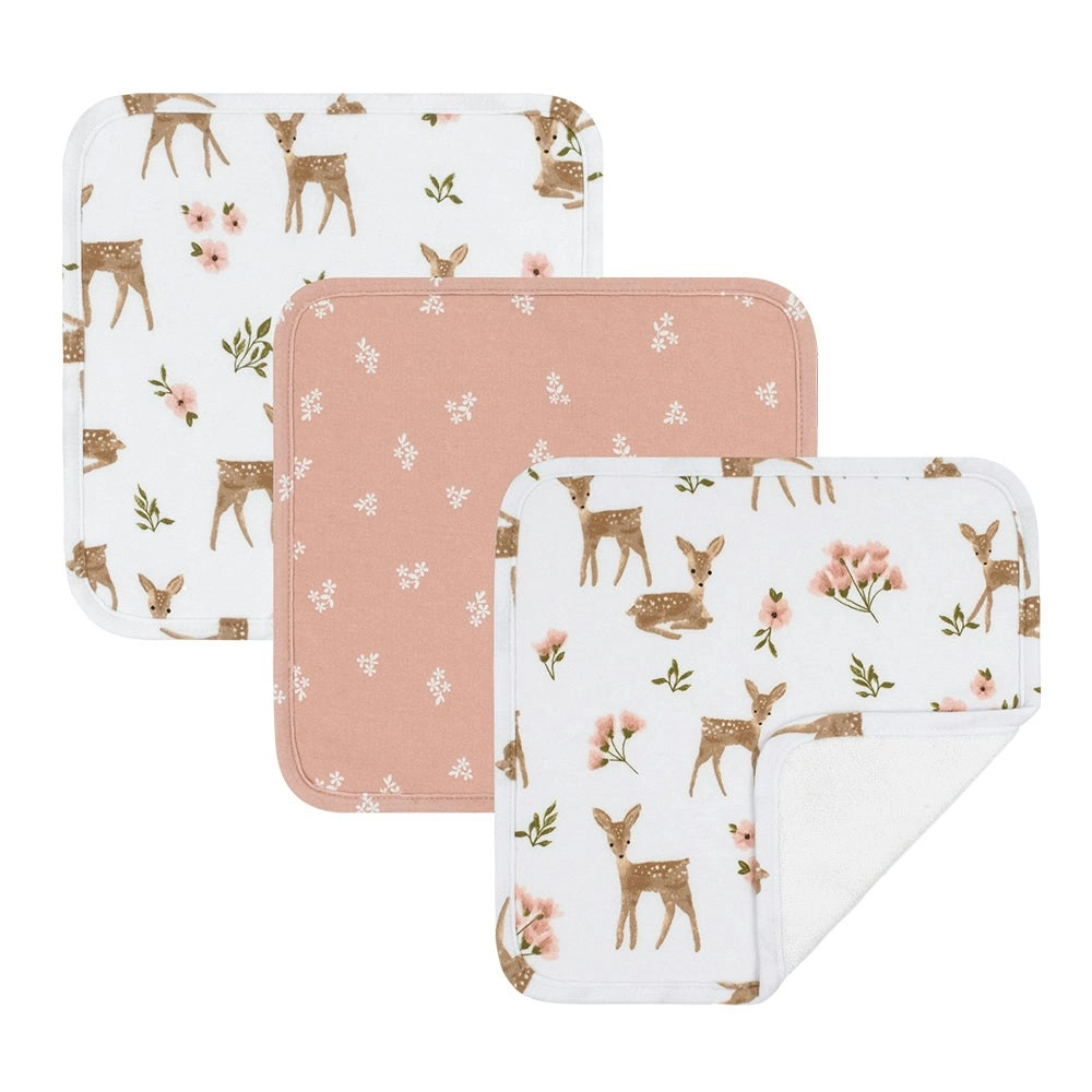 Living Textiles | 4-Pack Wash Cloths - Sophia's Garden