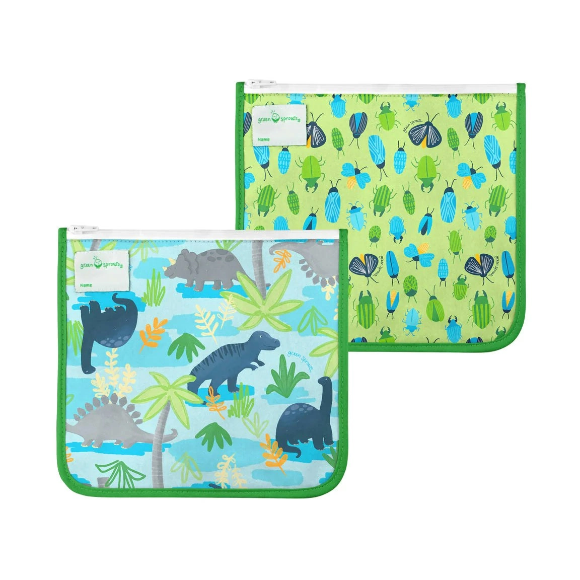 Green Sprouts |  Reusable Insulated Sandwich Bags (2 pack)