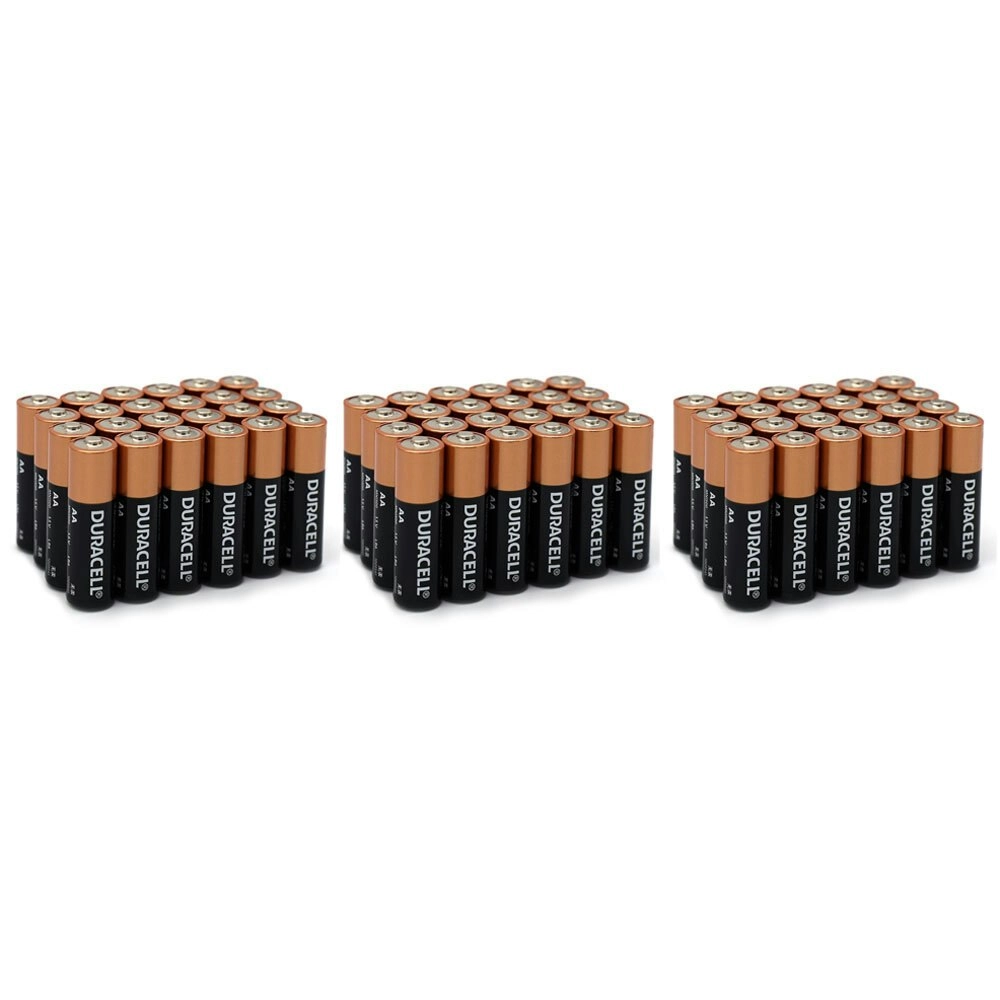 3x 24pc Duracell Coppertop AA Size Alkaline Single Use Batteries